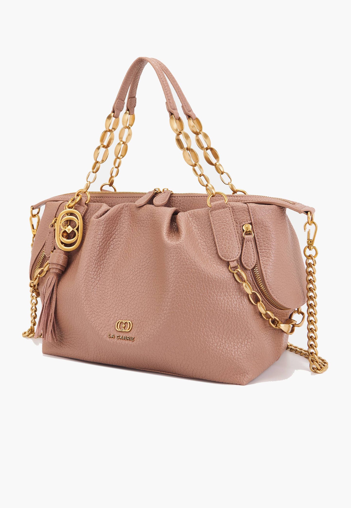 LA CARRIE - Borsa A Mano Screaming Beige
