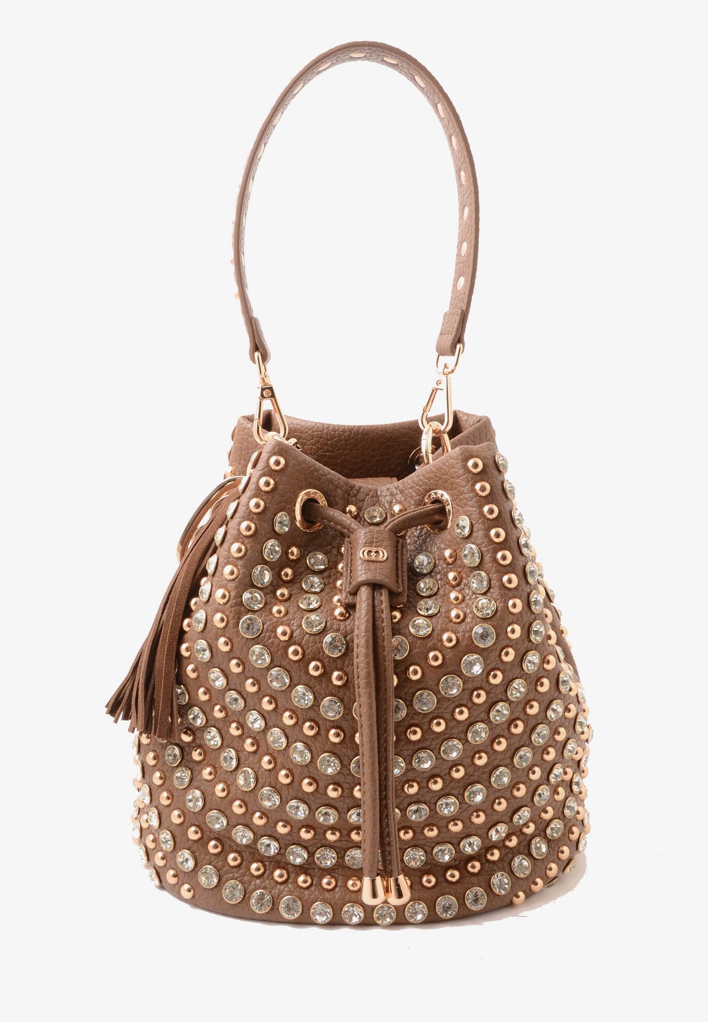 LA CARRIE - Secchiello Strass Andromeda Taupe