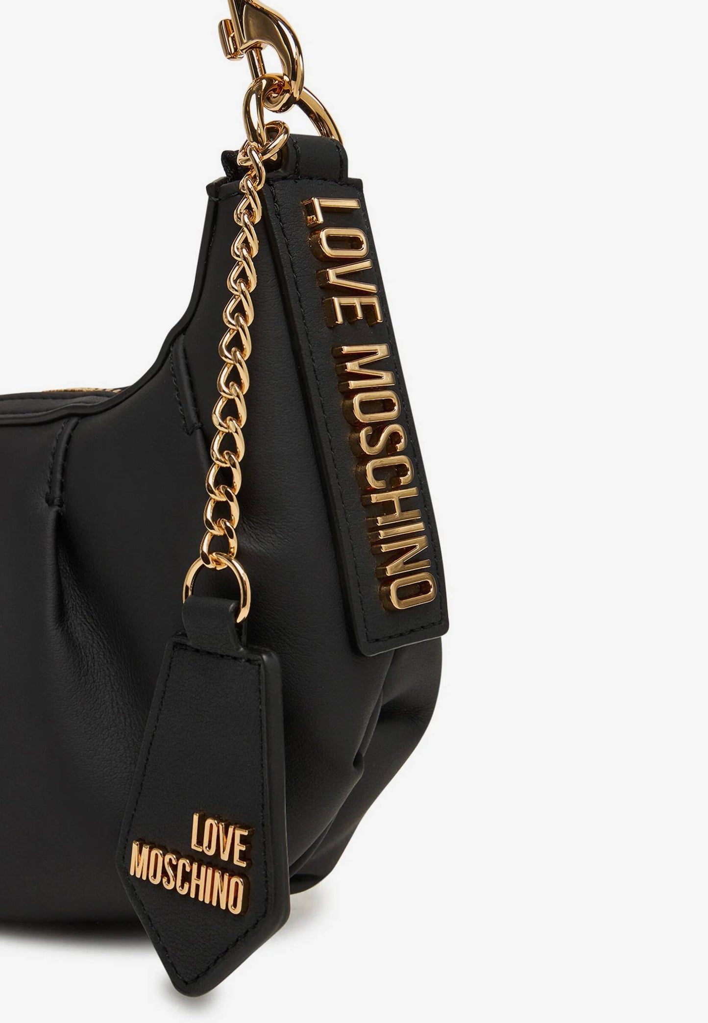 LOVE MOSCHINO - Borsetta A Spalla VERA PELLE Nero
