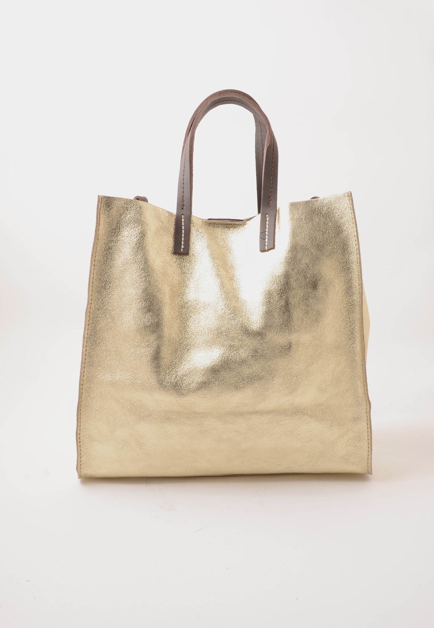 NUNZIA - Tote Bag Laminato SOFIA Oro