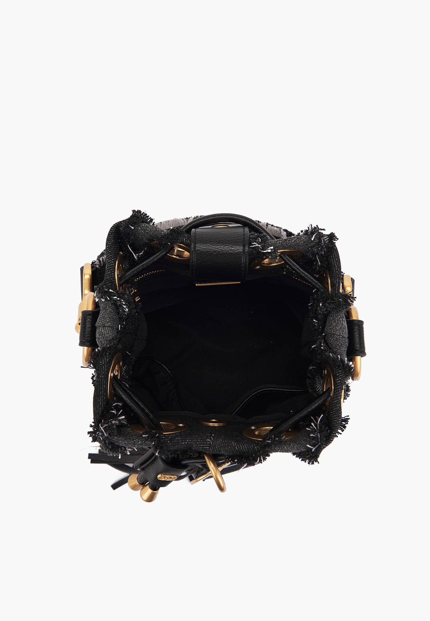 LA CARRIE - Secchiello Piccolo Mirror Jeans Nero
