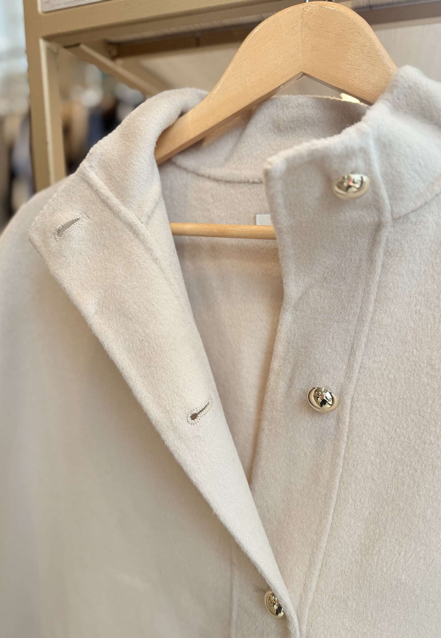 ALEX & MAX - Poncho Over Beige