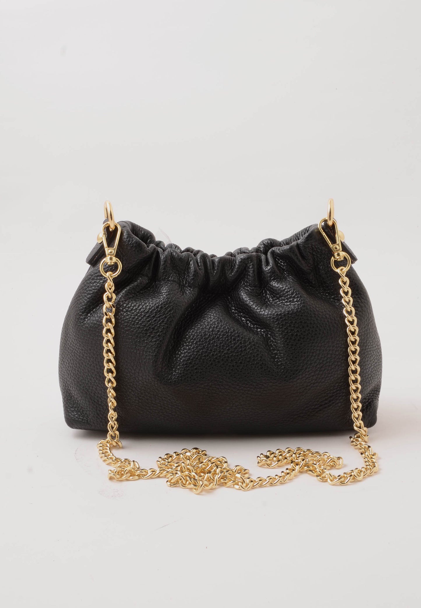 NUNZIA - Borsetta Vera Pelle GIULIA Nero