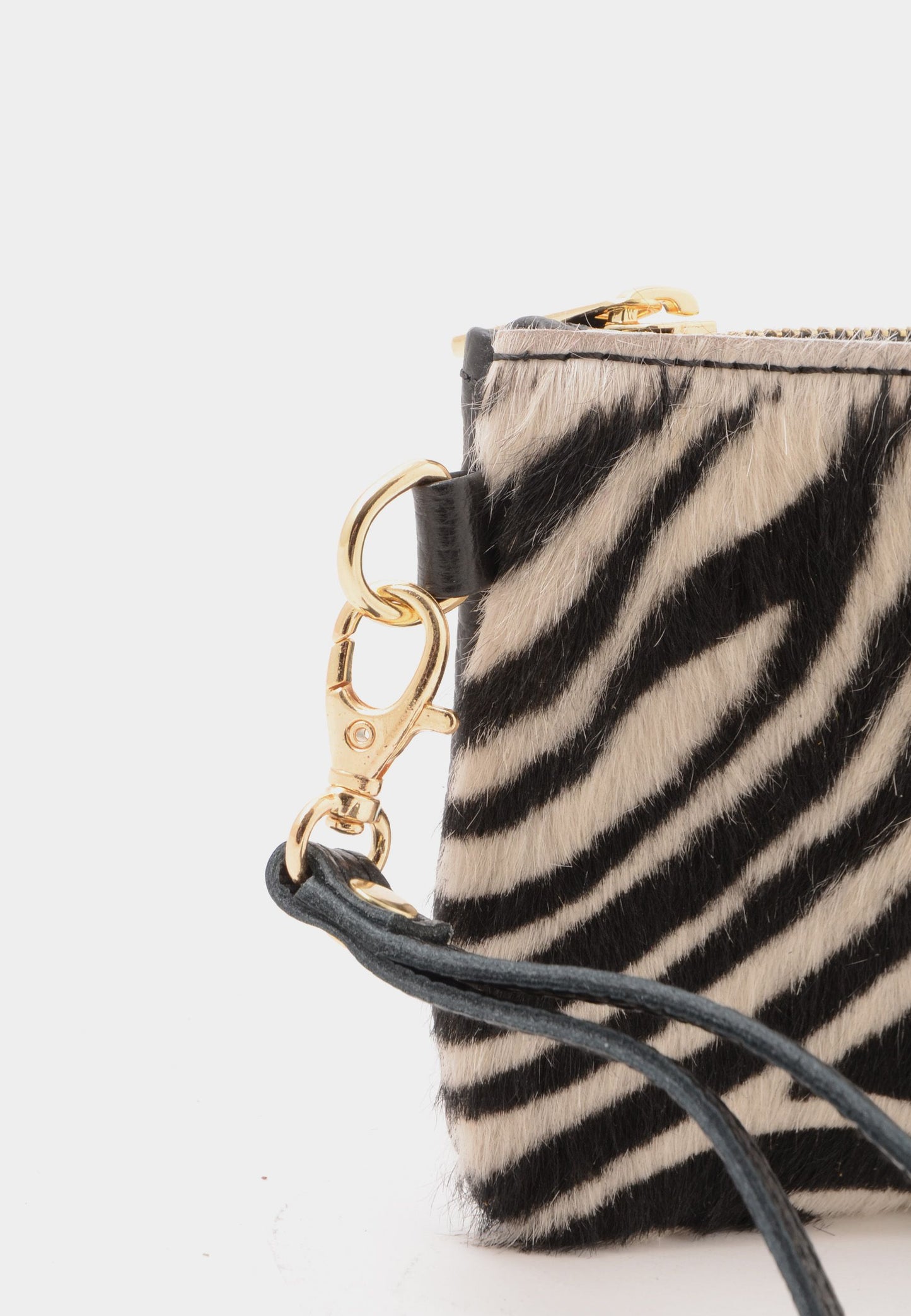 NUNZIA - Portafoglio In Cavallino GIADA Zebra Bianco