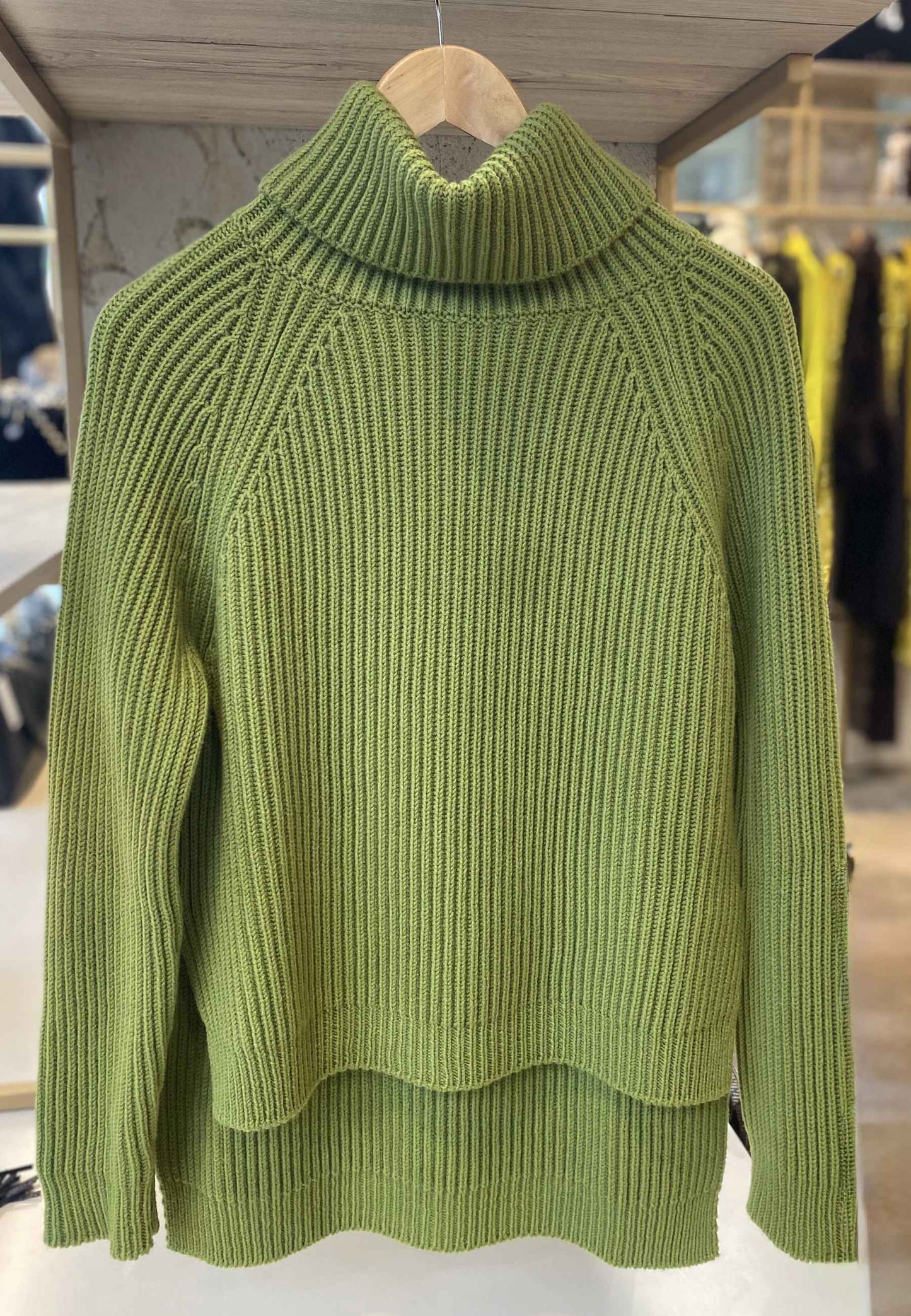 MOTEL - Pullover Dolcevita Verde