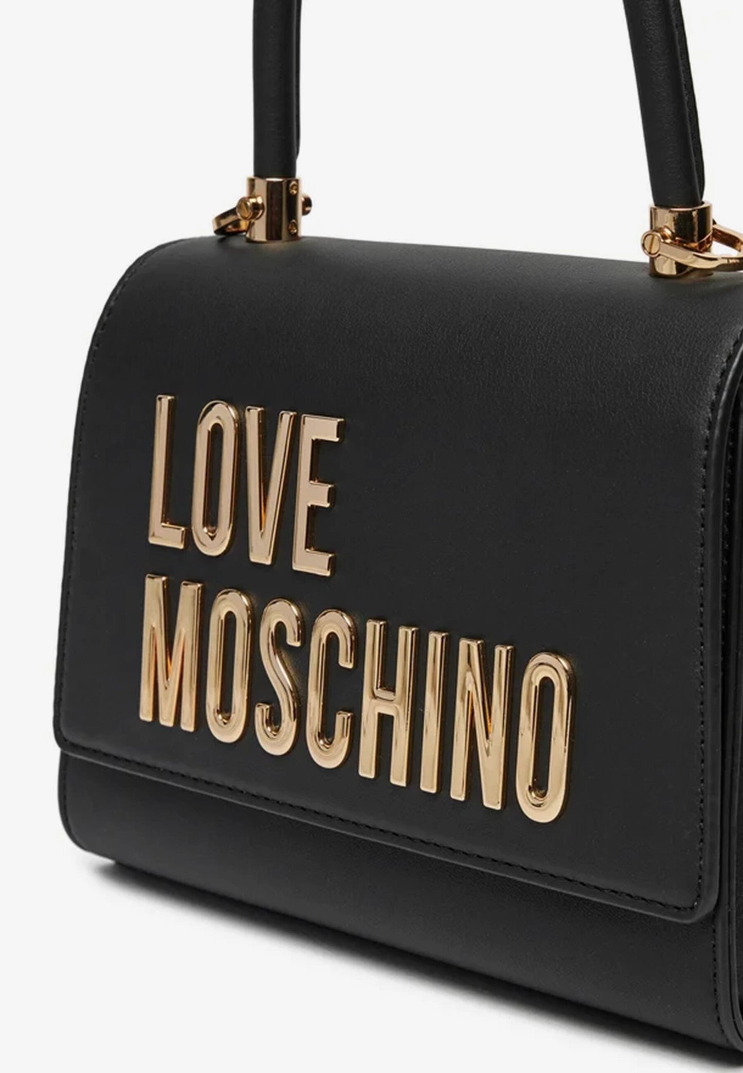 LOVE MOSCHINO - Borsetta A Mano Lettering Nero