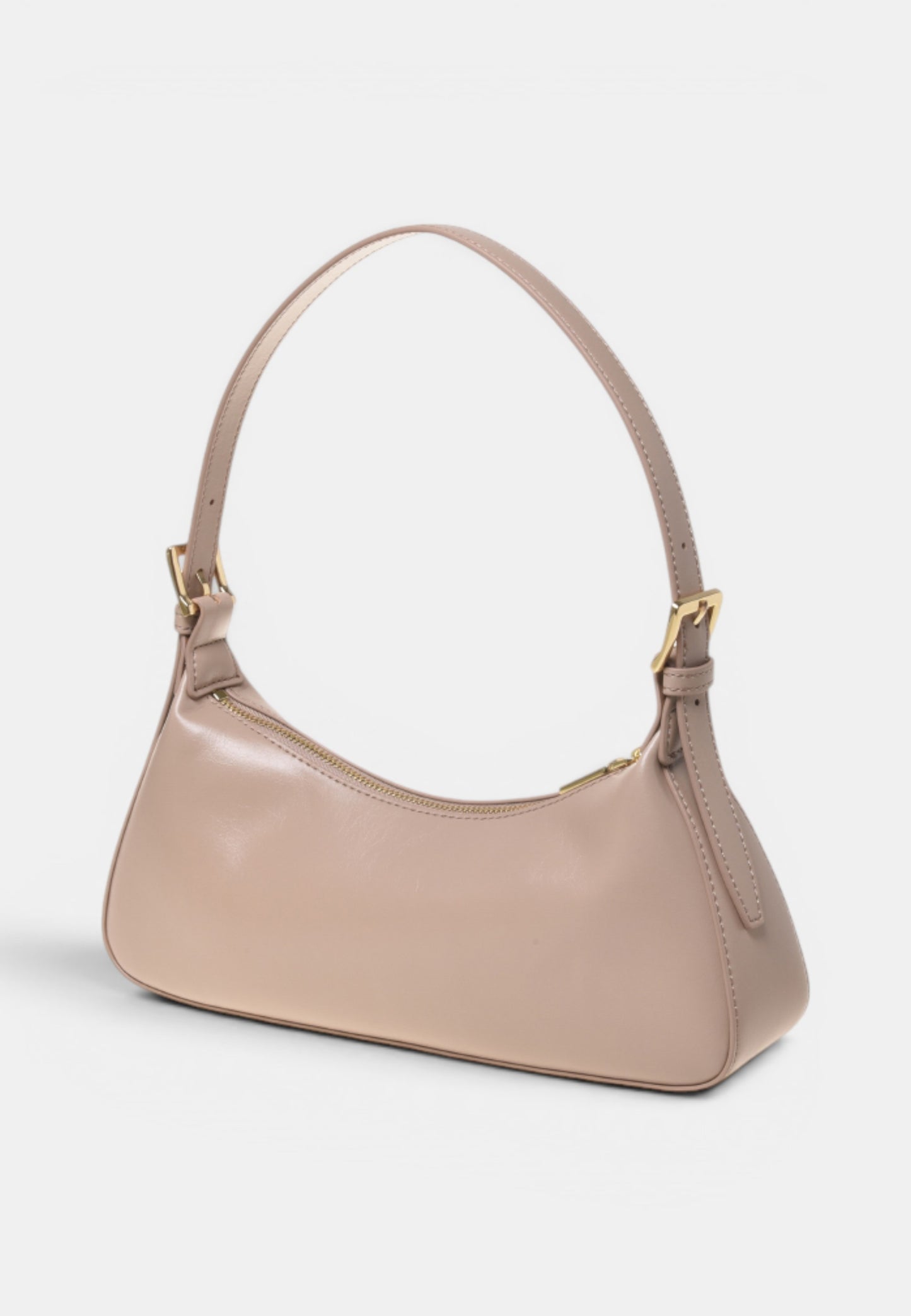 LOVE MOSCHINO - Borsetta A Spalla Logo Brand Taupe