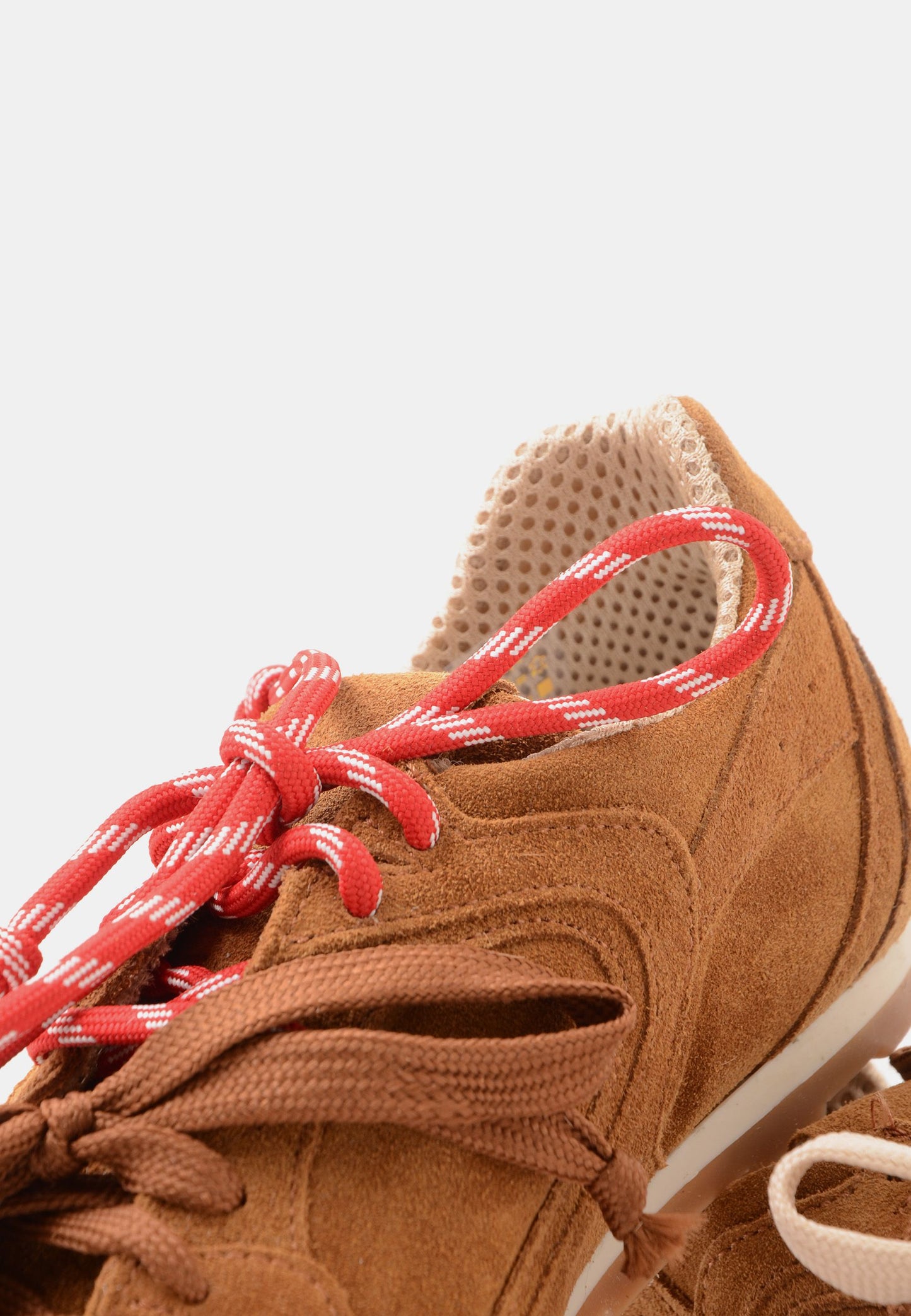 DIVINE FOLLIE - Sneakers in suede Cuoio