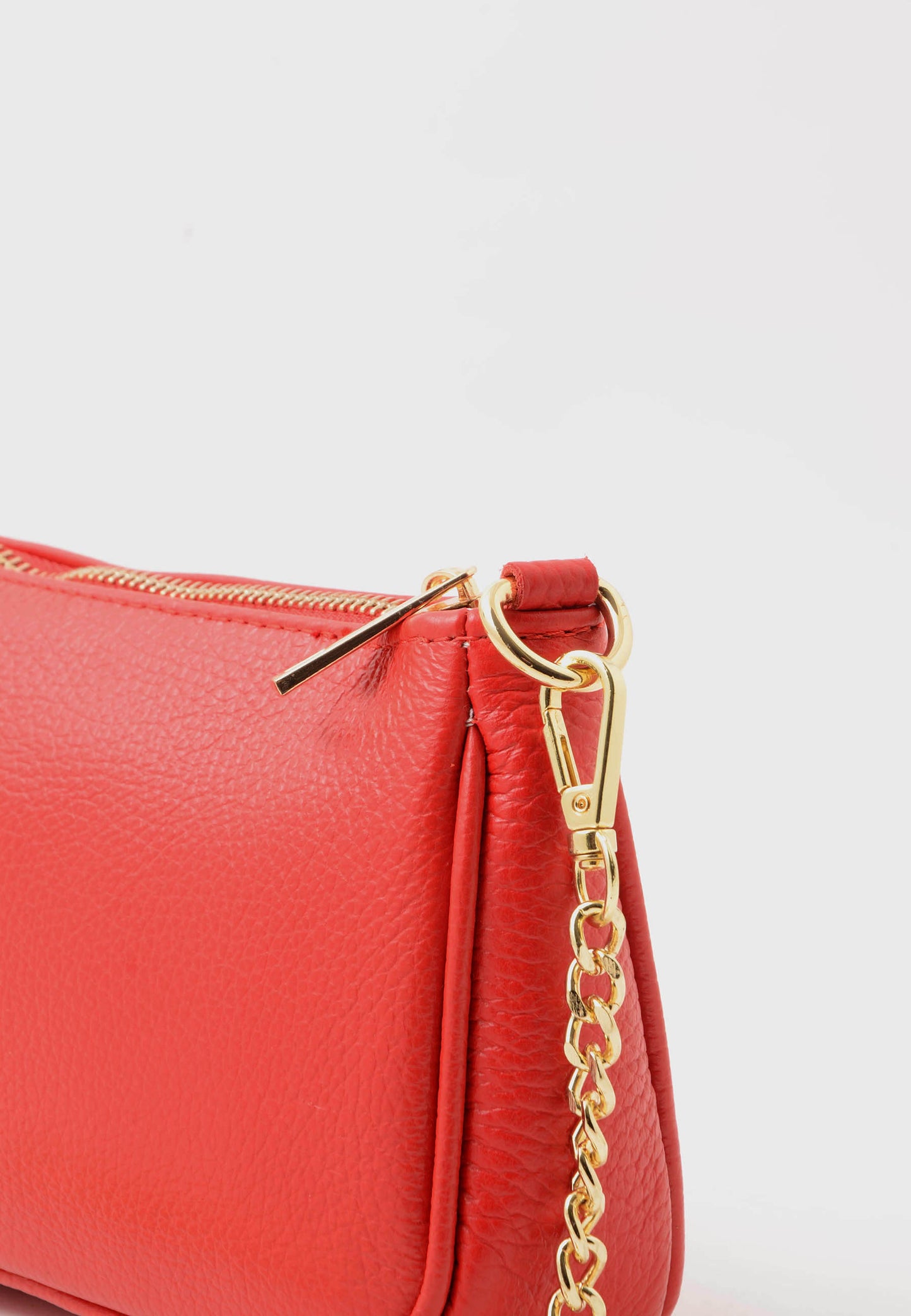 NUNZIA - Borsetta Vera Pelle ALICE Rosso