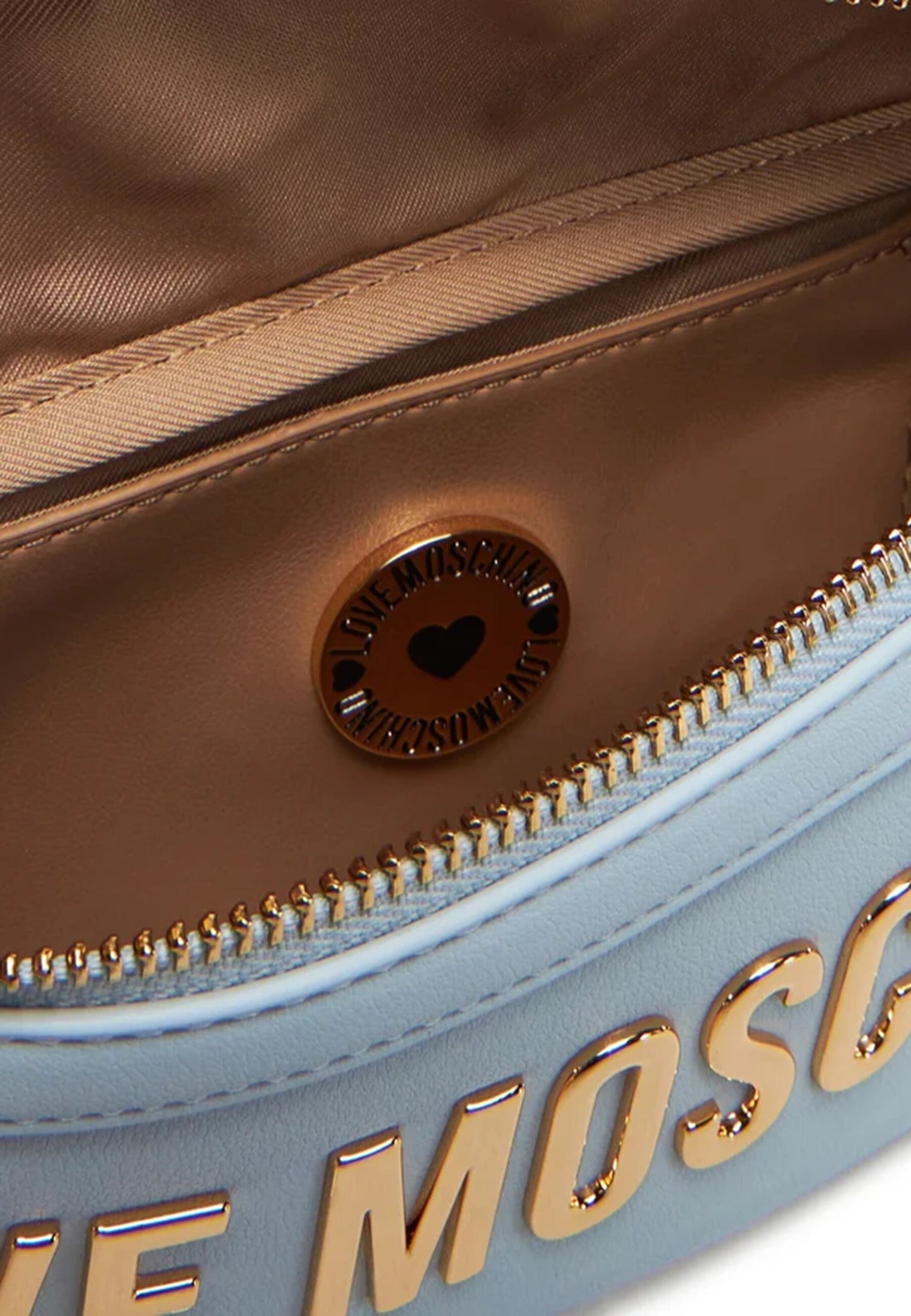 LOVE MOSCHINO - Marsupio Lettering Cielo