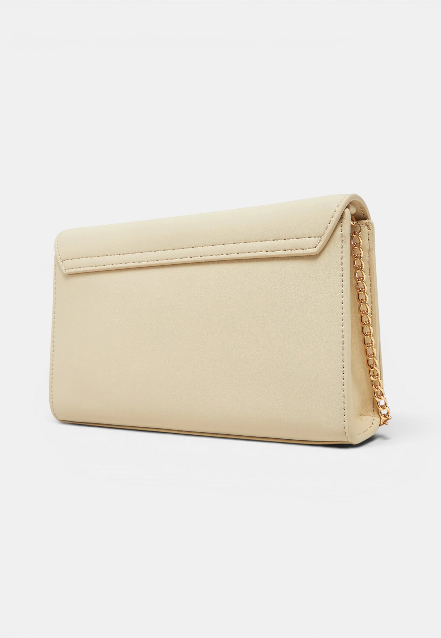 LOVE MOSCHINO - Borsetta A Tracolla Lettering Avorio