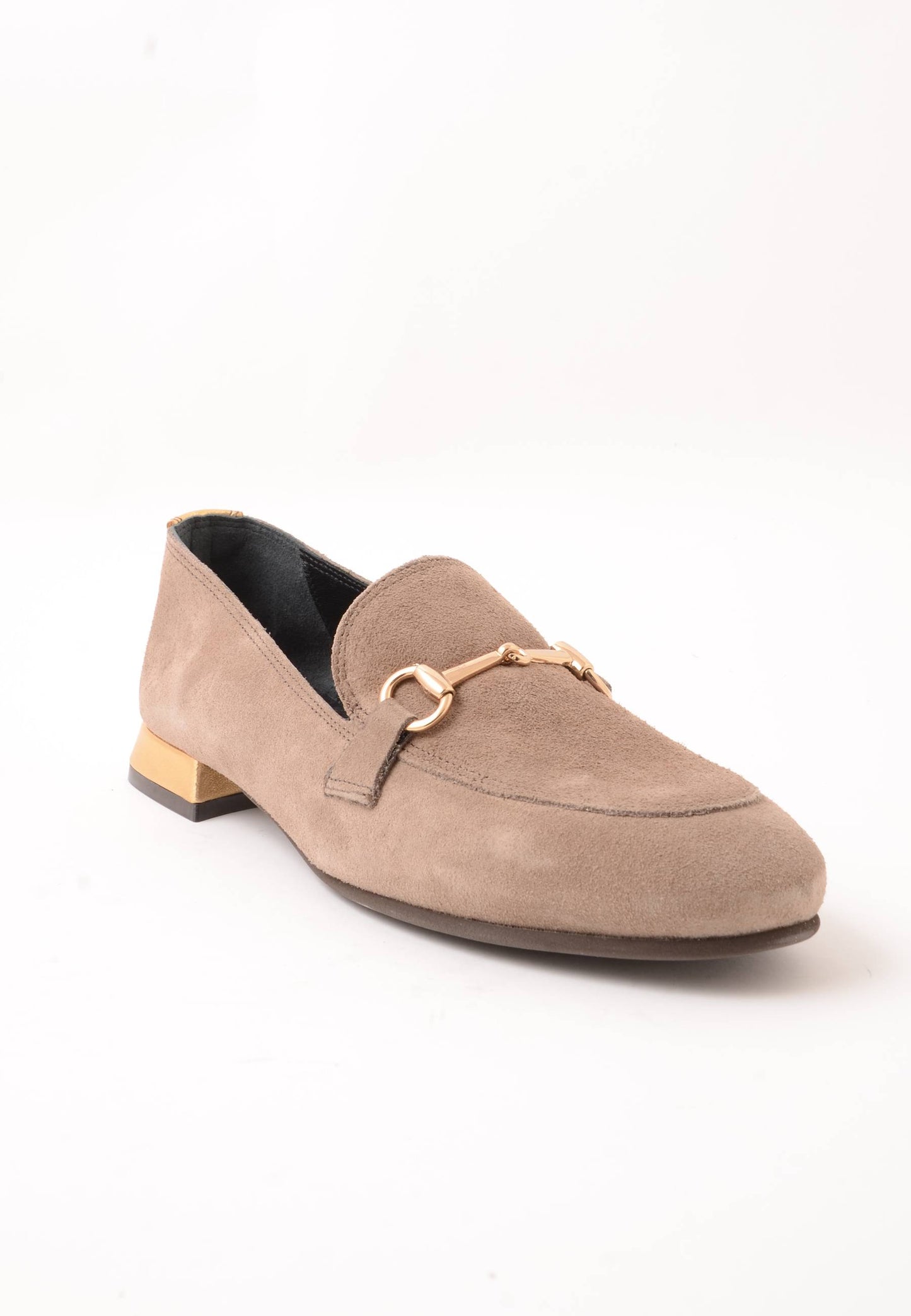 DIVINE FOLLIE - Mocassino Morsetto Camoscio Taupe