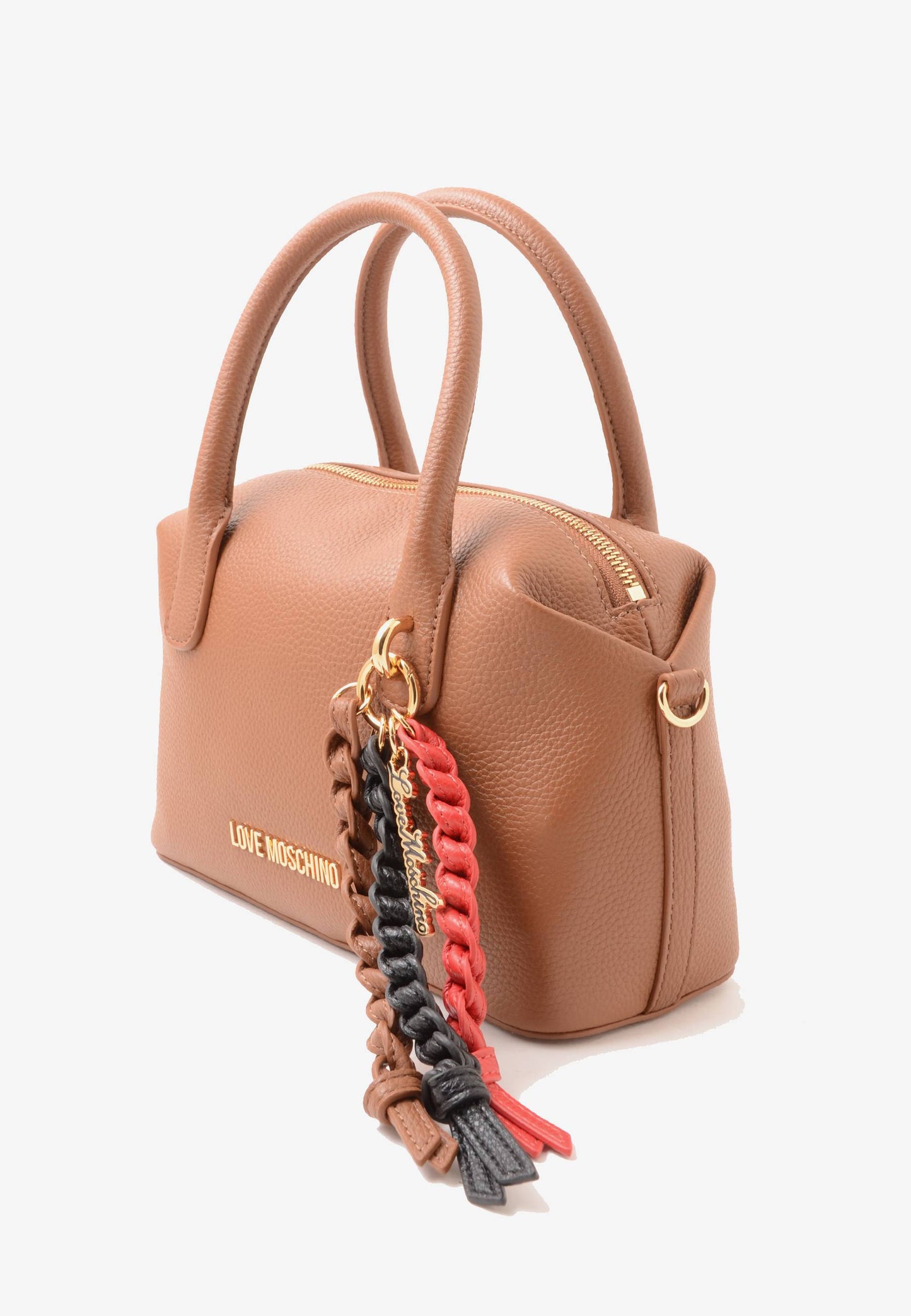 LOVE MOSCHINO - Borsa A Mano VERA PELLE Cammello
