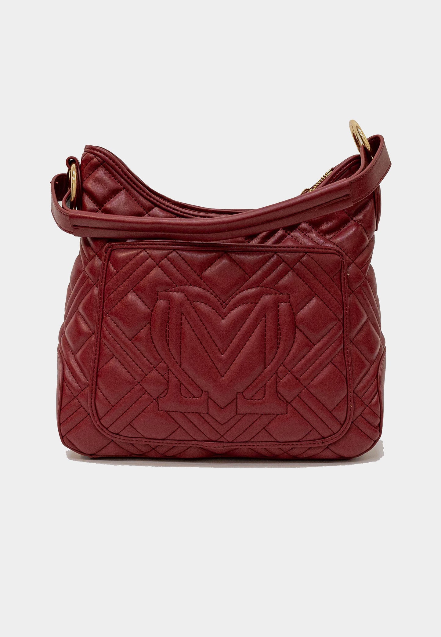 LOVE MOSCHINO - Borsa A Spalla Quilted Vino