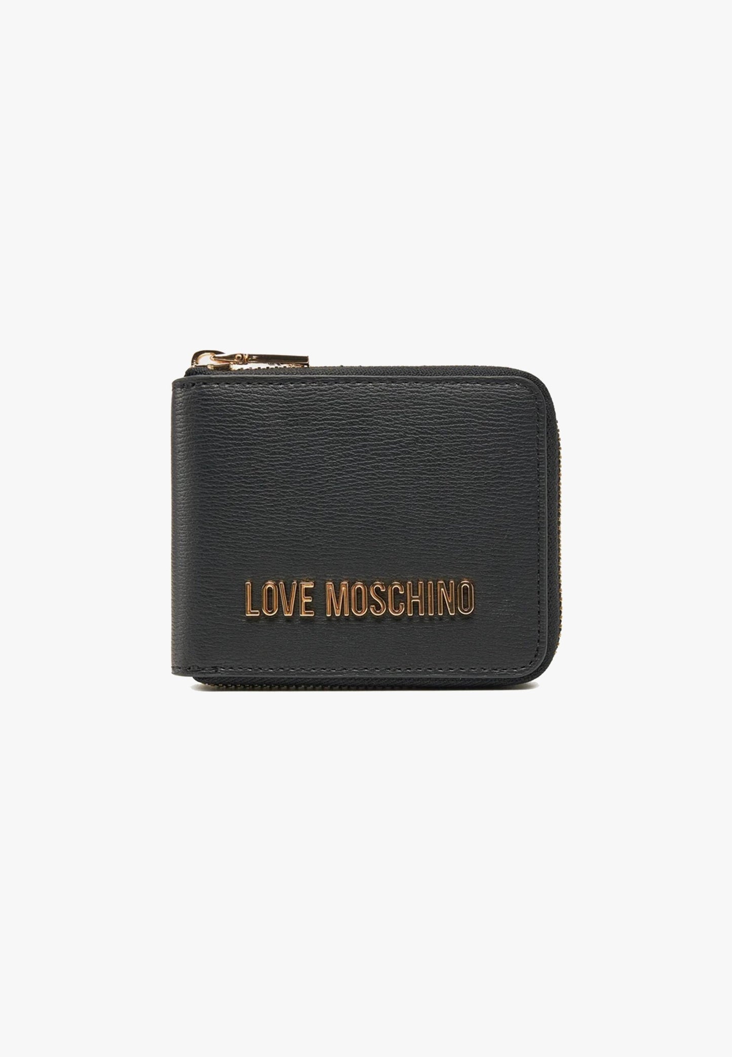 LOVE MOSCHINO - Portafoglio Zip Around Piccolo Nero