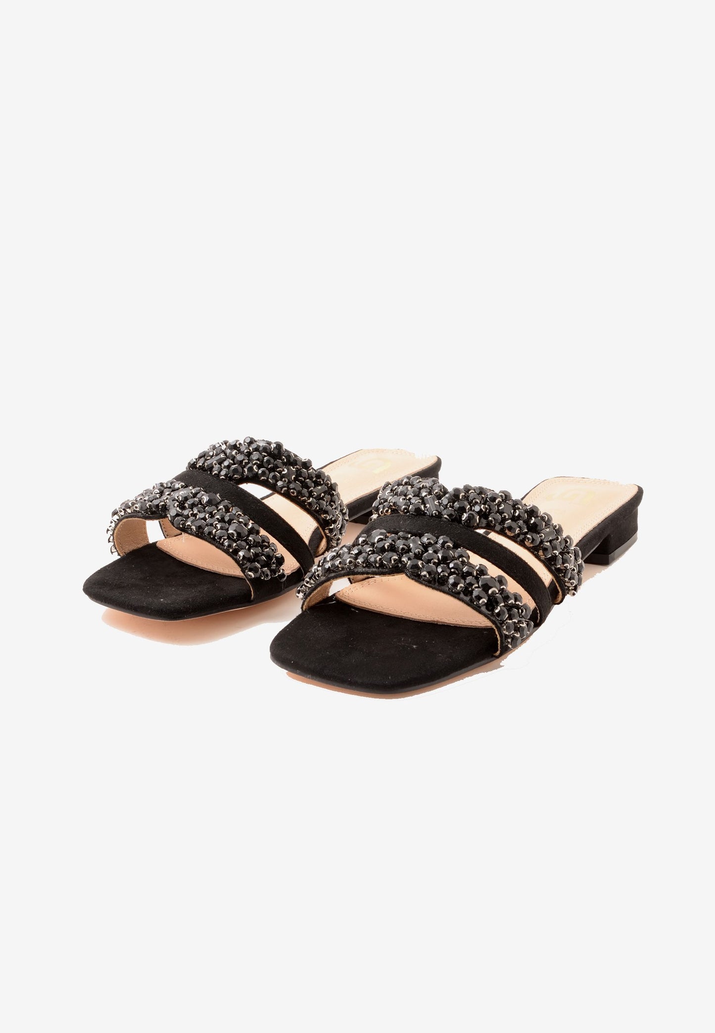 GOLD&GOLD - Ciabatta Strass Nero