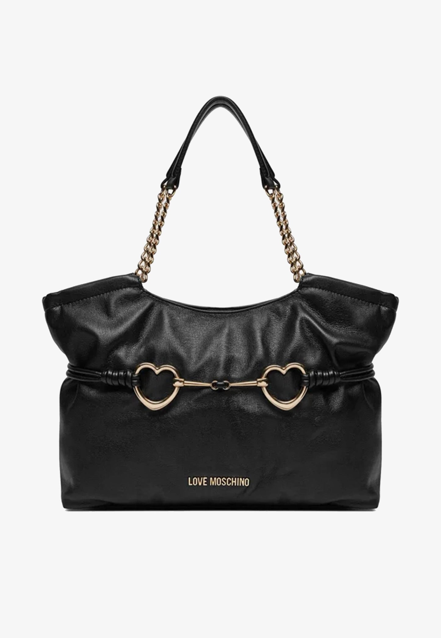 LOVE MOSCHINO - Shopping Bag Double Love Nero