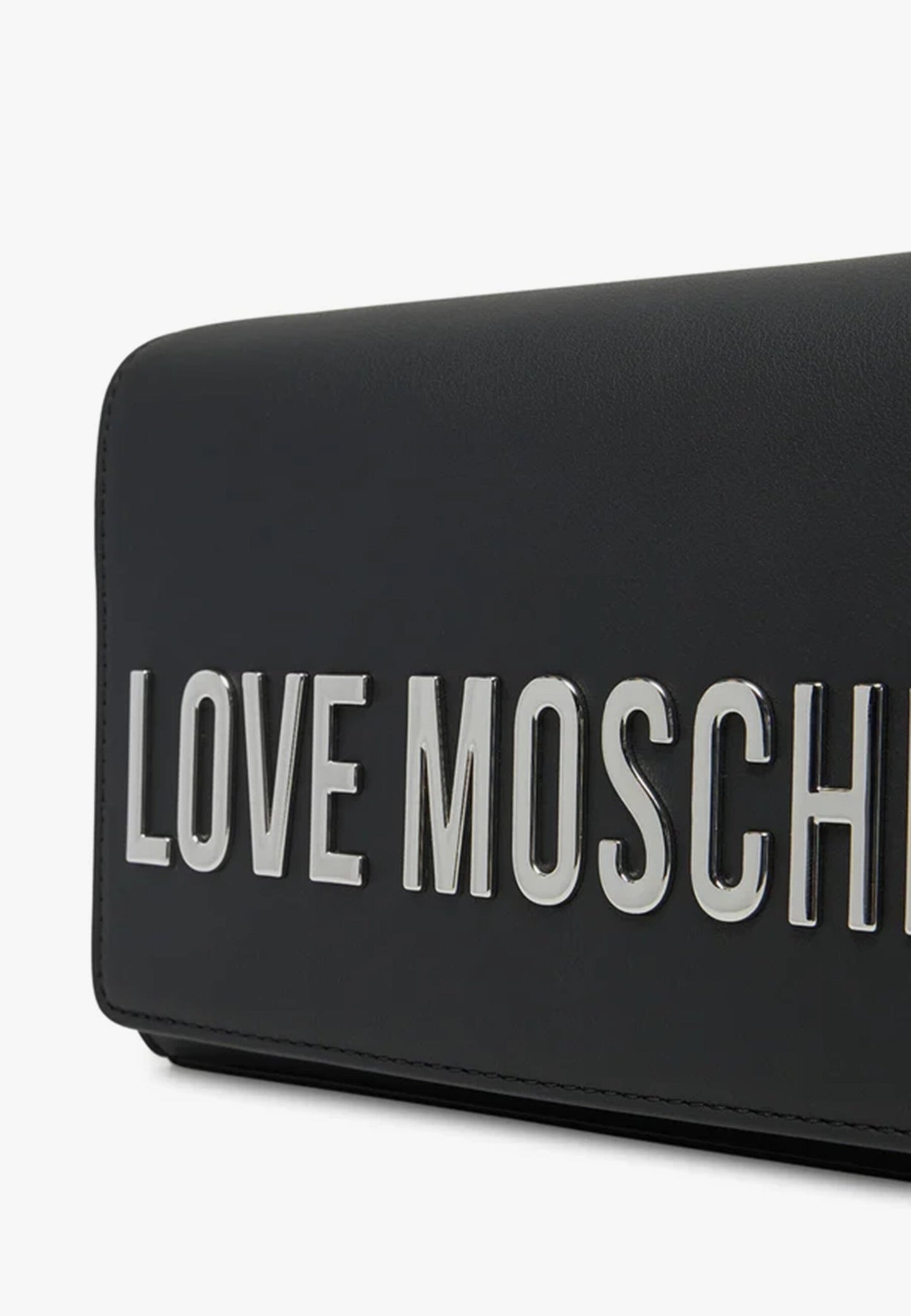 LOVE MOSCHINO - Borsetta A Tracolla Lettering Nero