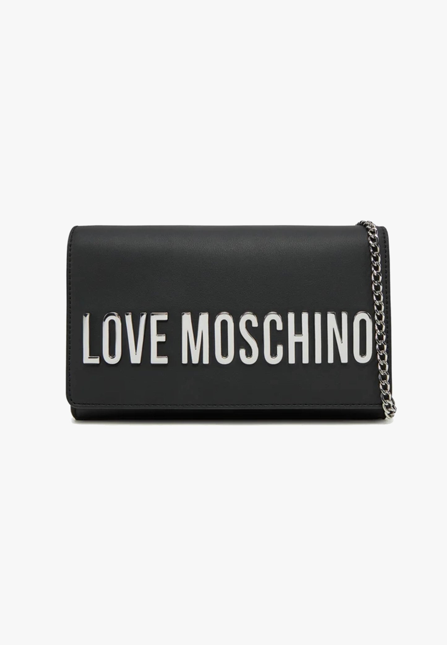 LOVE MOSCHINO - Borsetta A Tracolla Lettering Nero