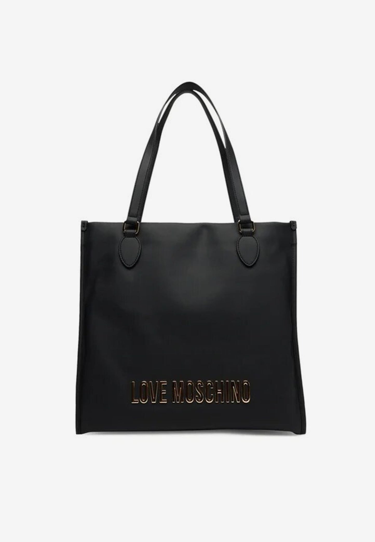 LOVE MOSCHINO - Shopping Bag Soft Touch Nero