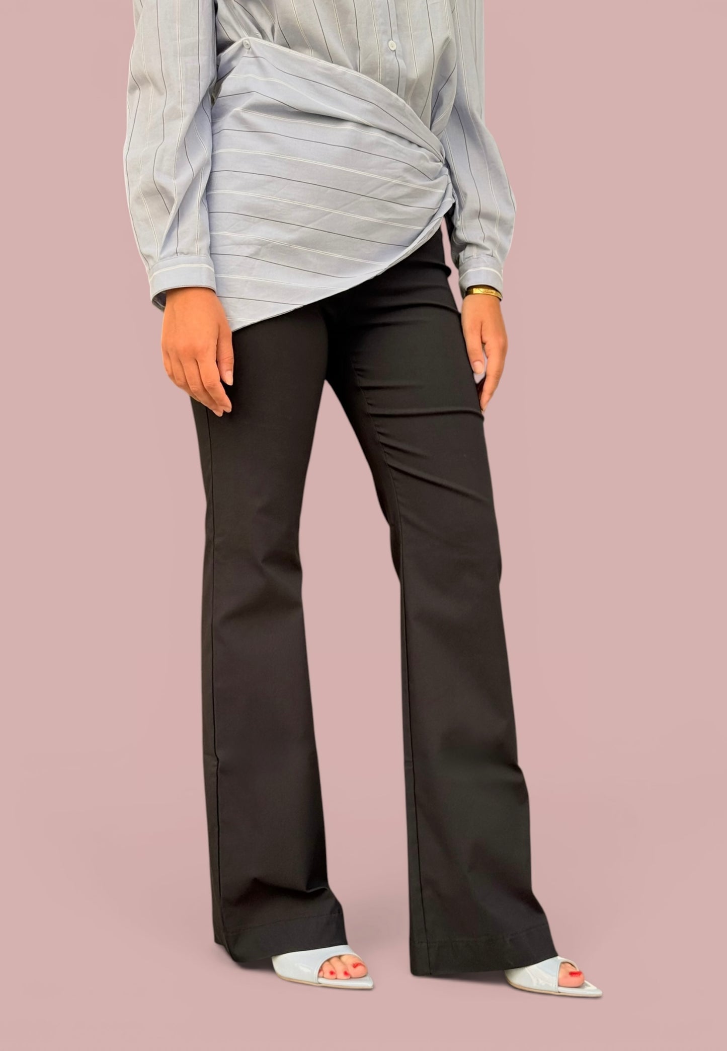 MINERVA - Pantalone Bootcut Blu Notte