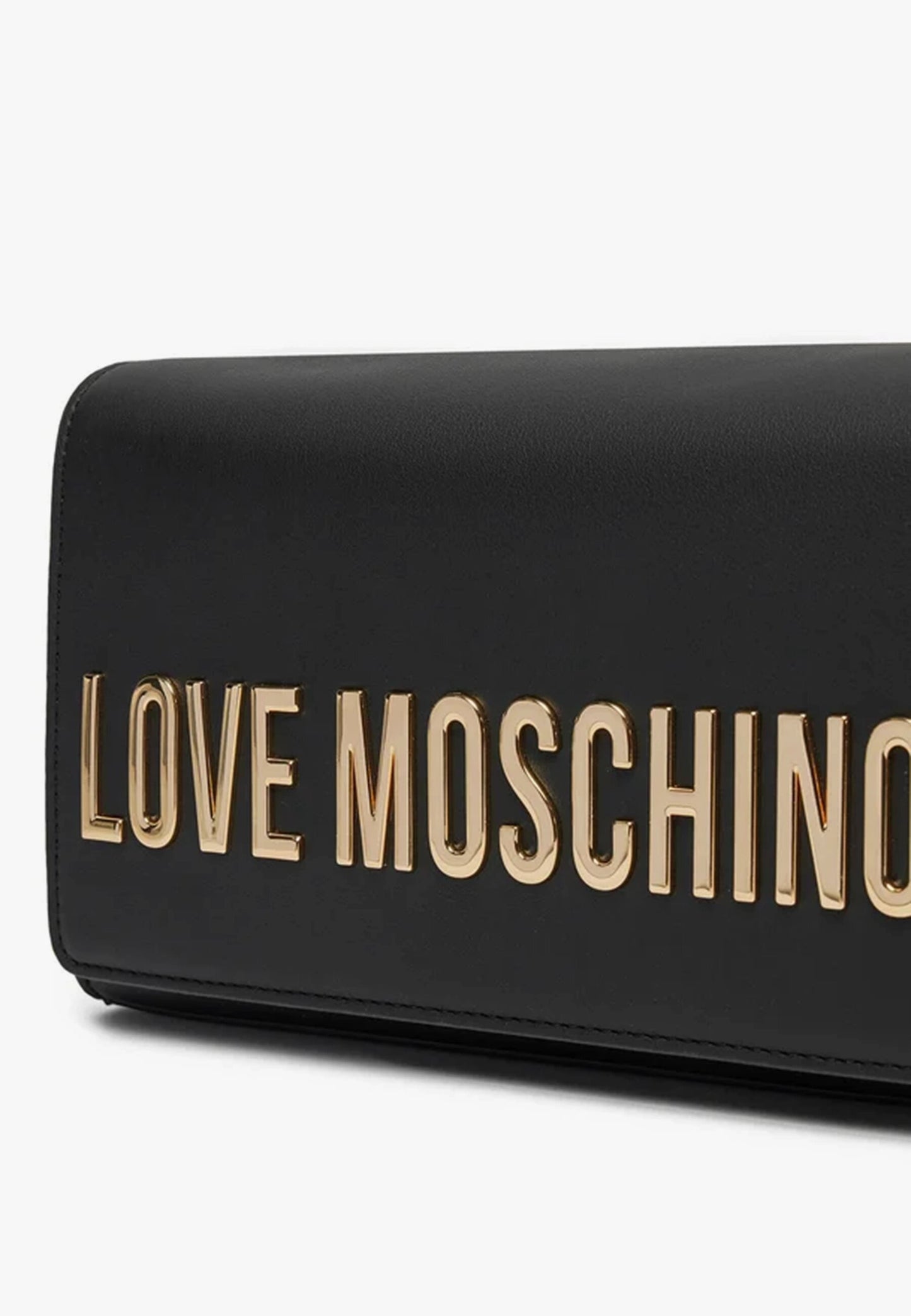 LOVE MOSCHINO - Borsetta A Tracolla Lettering Nero