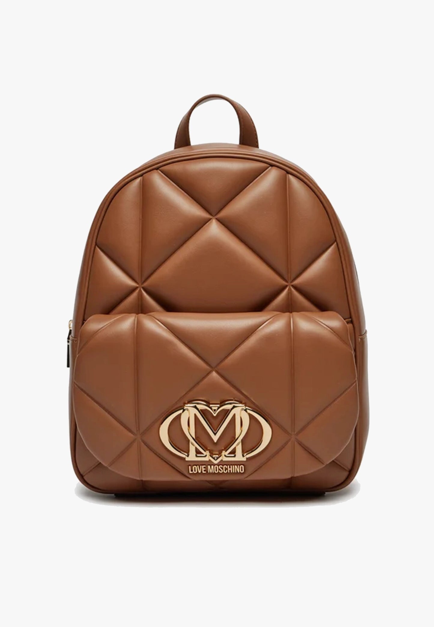 LOVE MOSCHINO - Zaino Embossed Cammello