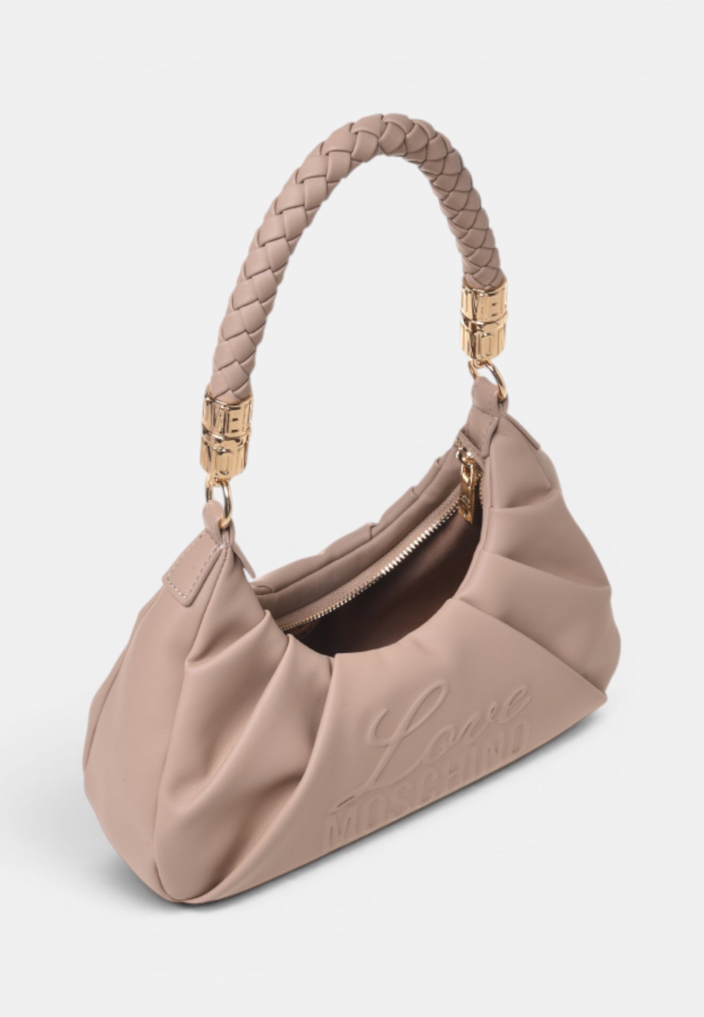LOVE MOSCHINO - Borsa A Spalla Signature Taupe
