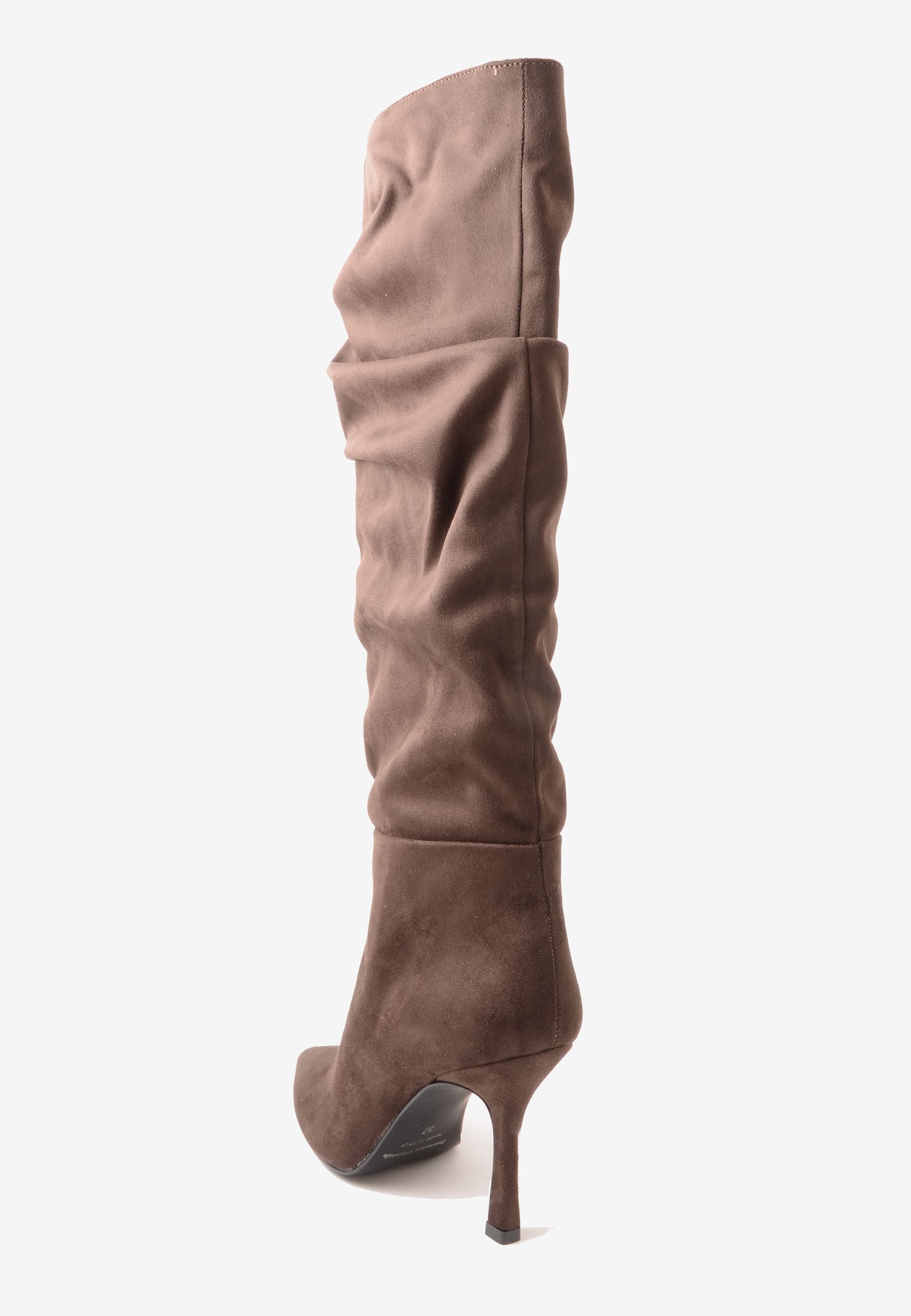 DIVINE FOLLIE - Stivale Camoscio Calza Moro