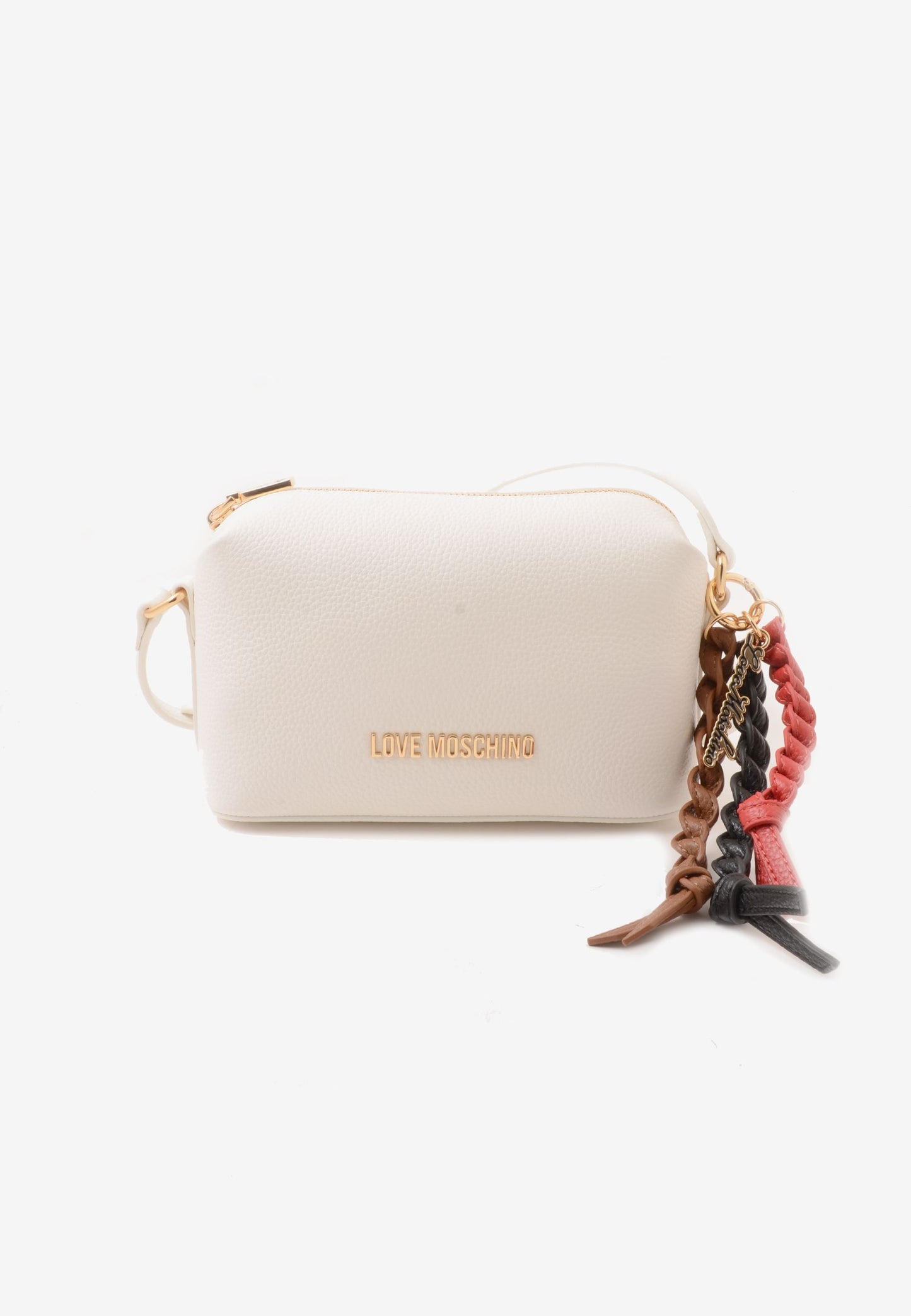 LOVE MOSCHINO - Borsetta Tracolla VERA PELLE Bianco