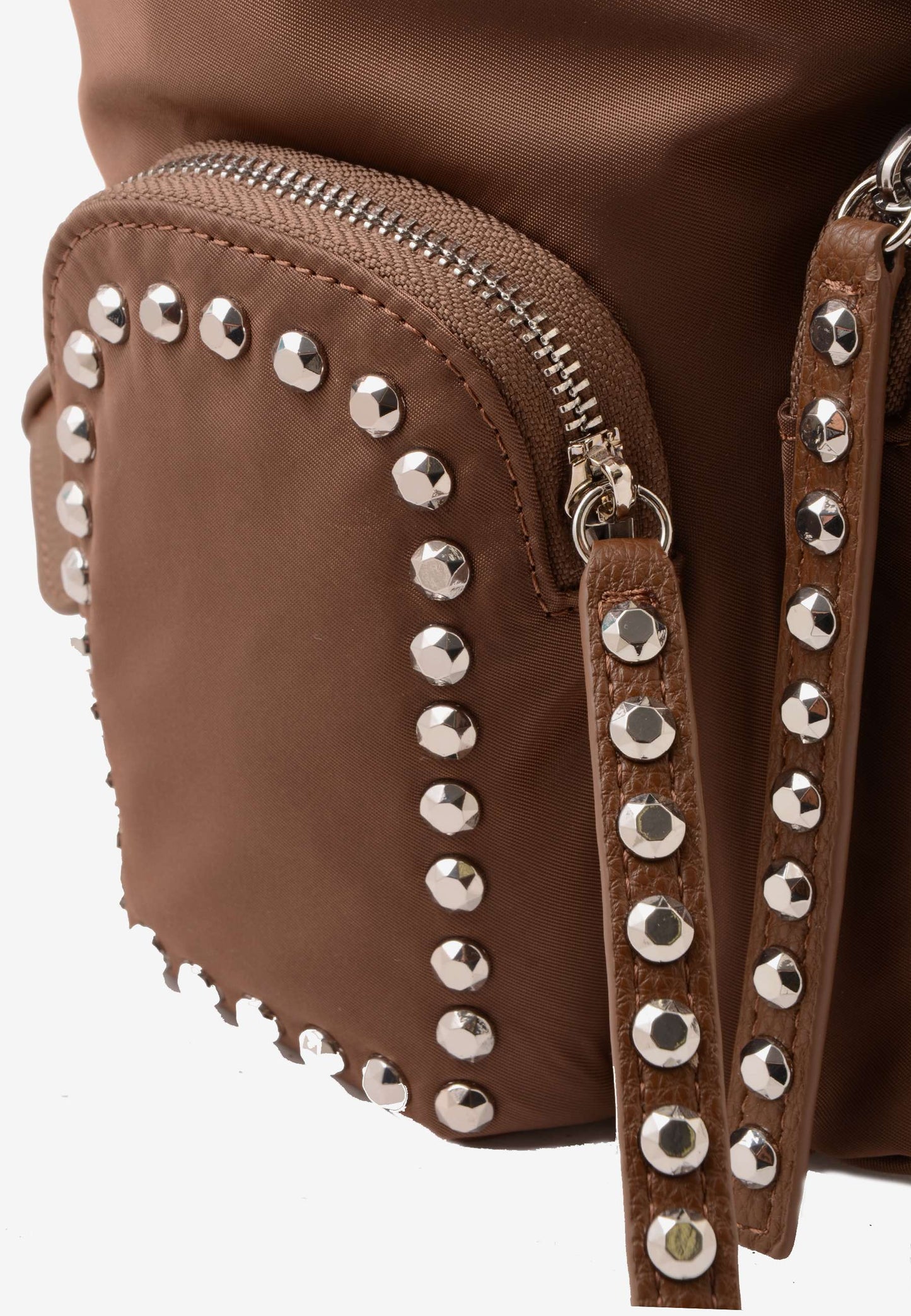 LA CARRIE - Zaino Dark Nylon Mocha