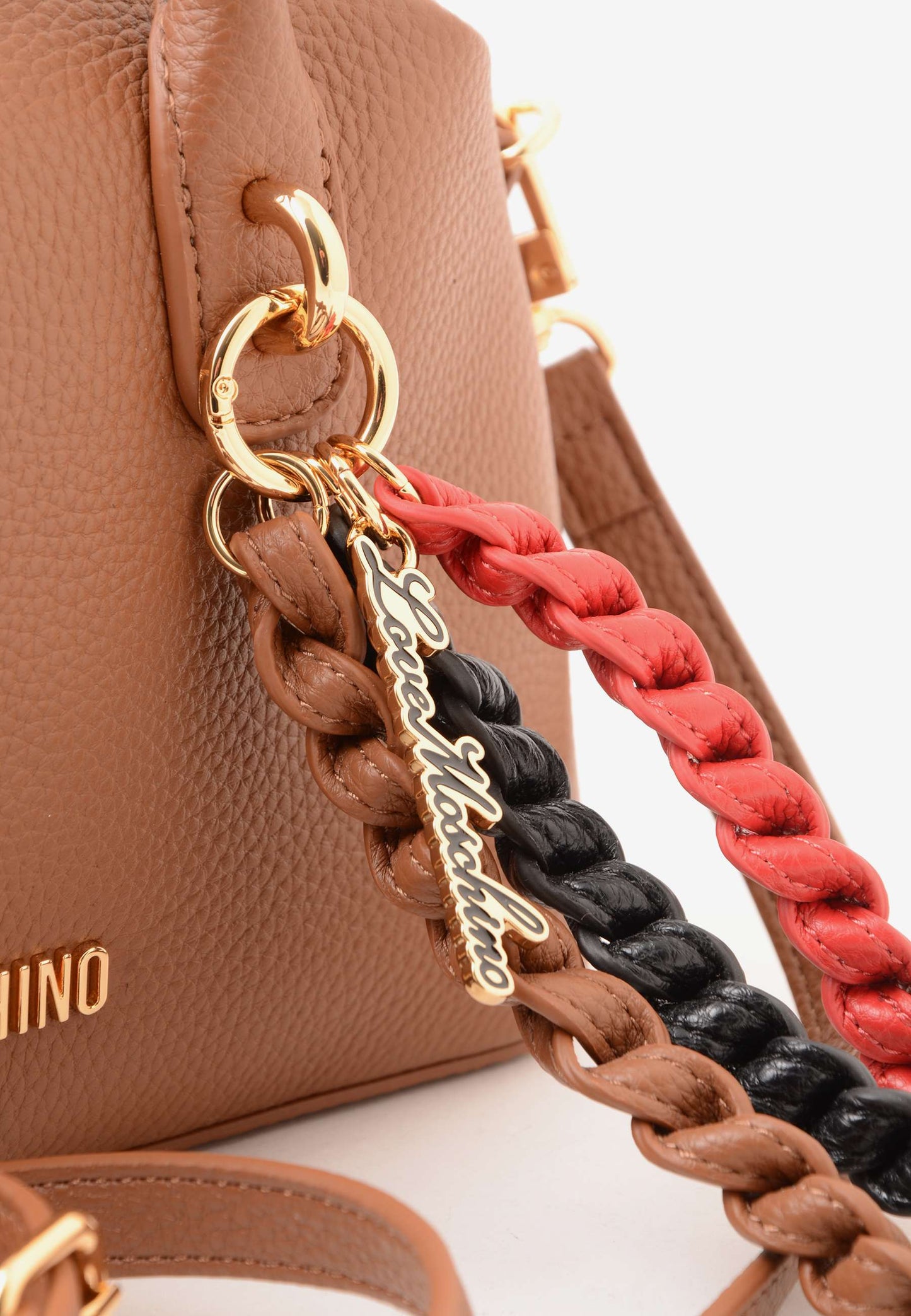 LOVE MOSCHINO - Borsa A Mano VERA PELLE Cammello