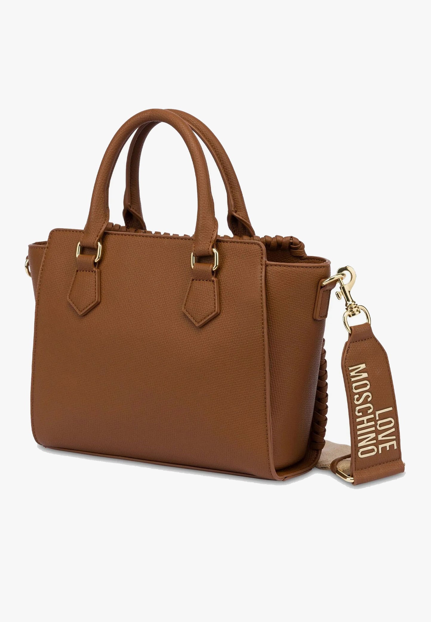 LOVE MOSCHINO - Borsa A Mano Cuore Cammello