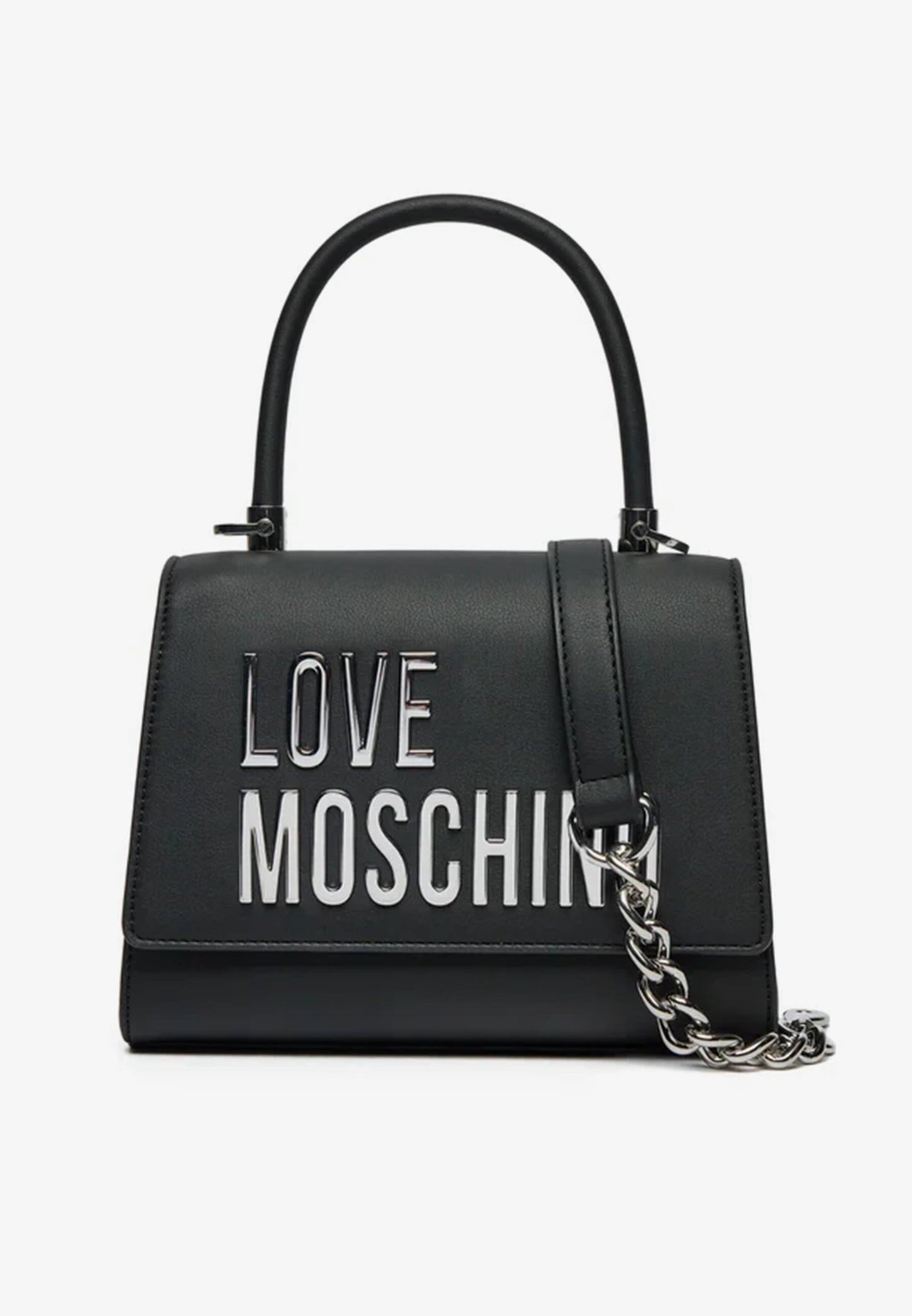 LOVE MOSCHINO - Borsetta A Mano Lettering Nero