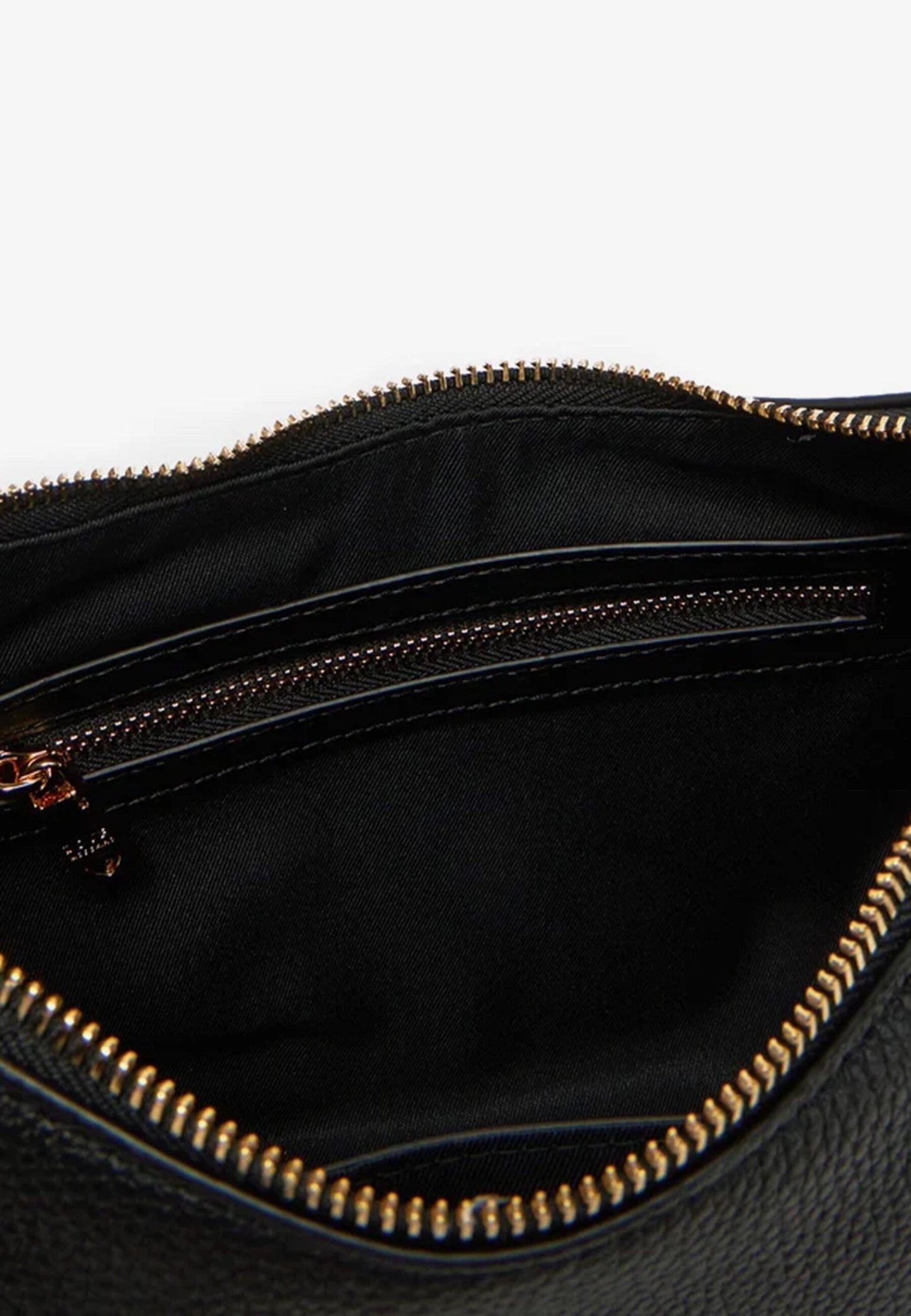 LOVE MOSCHINO - Borsa Hobo Lettering Nero Gold