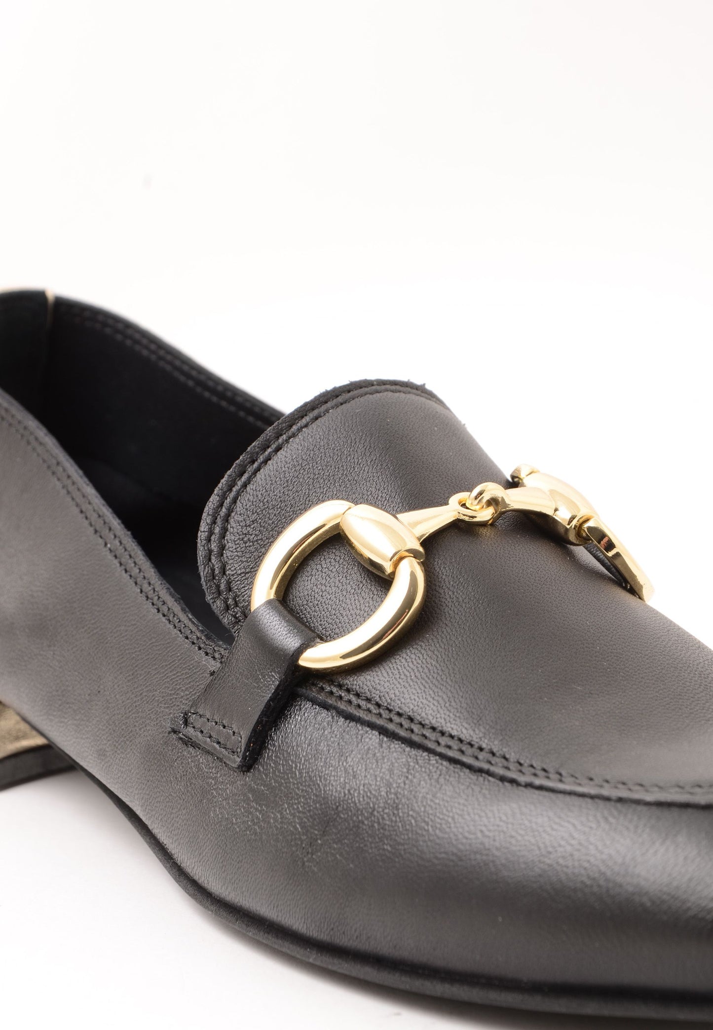 DIVINE FOLLIE - Mocassino Morsetto In Nappa Nero