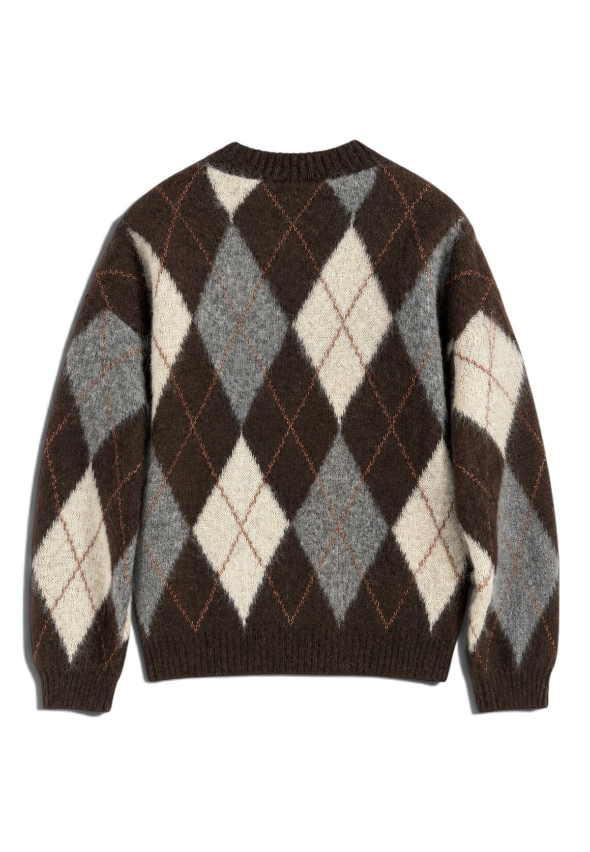 LE STREGHE - Pullover Lurex Rombi Moro