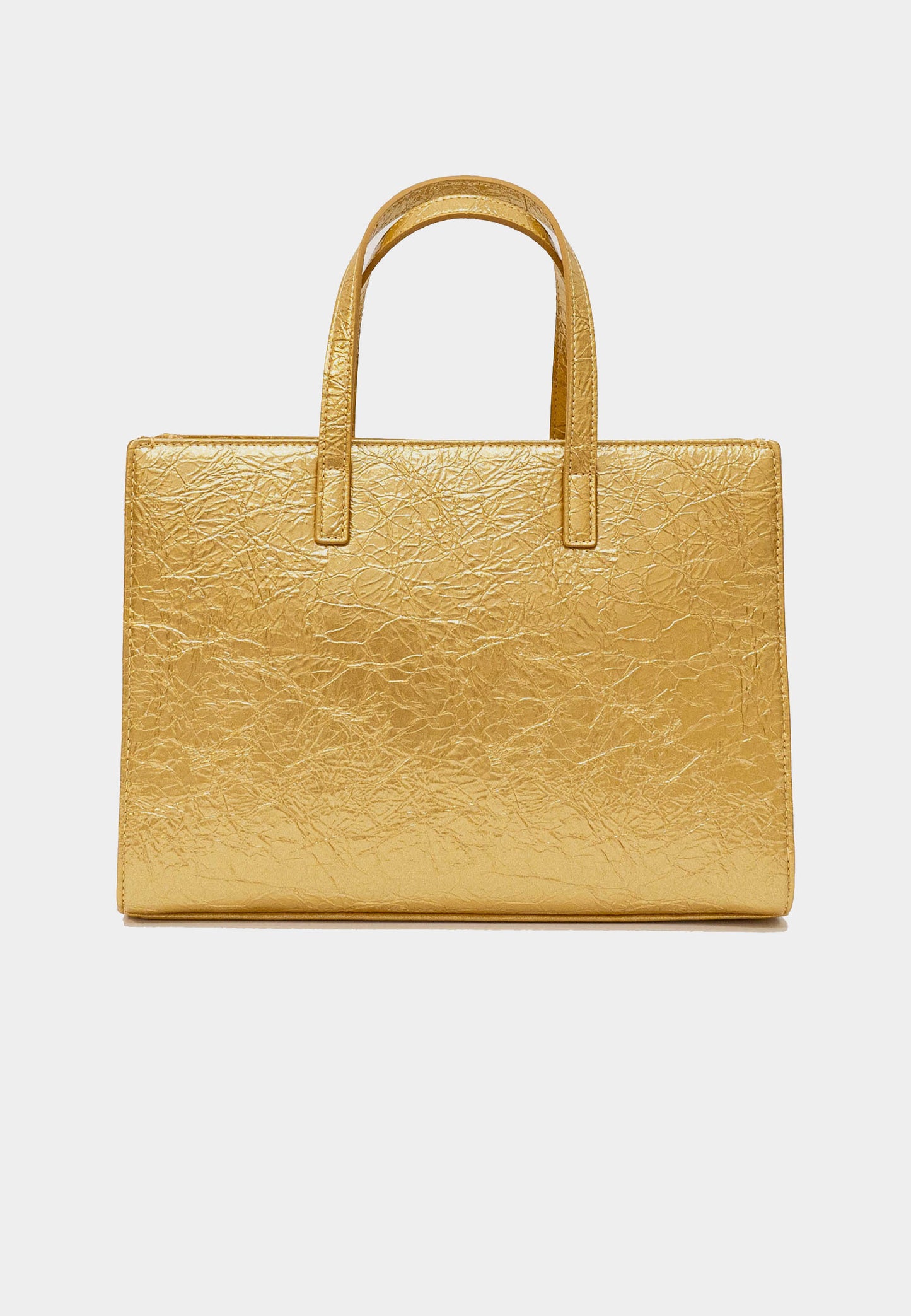 LOVE MOSCHINO - Shopper Media Laminata Oro