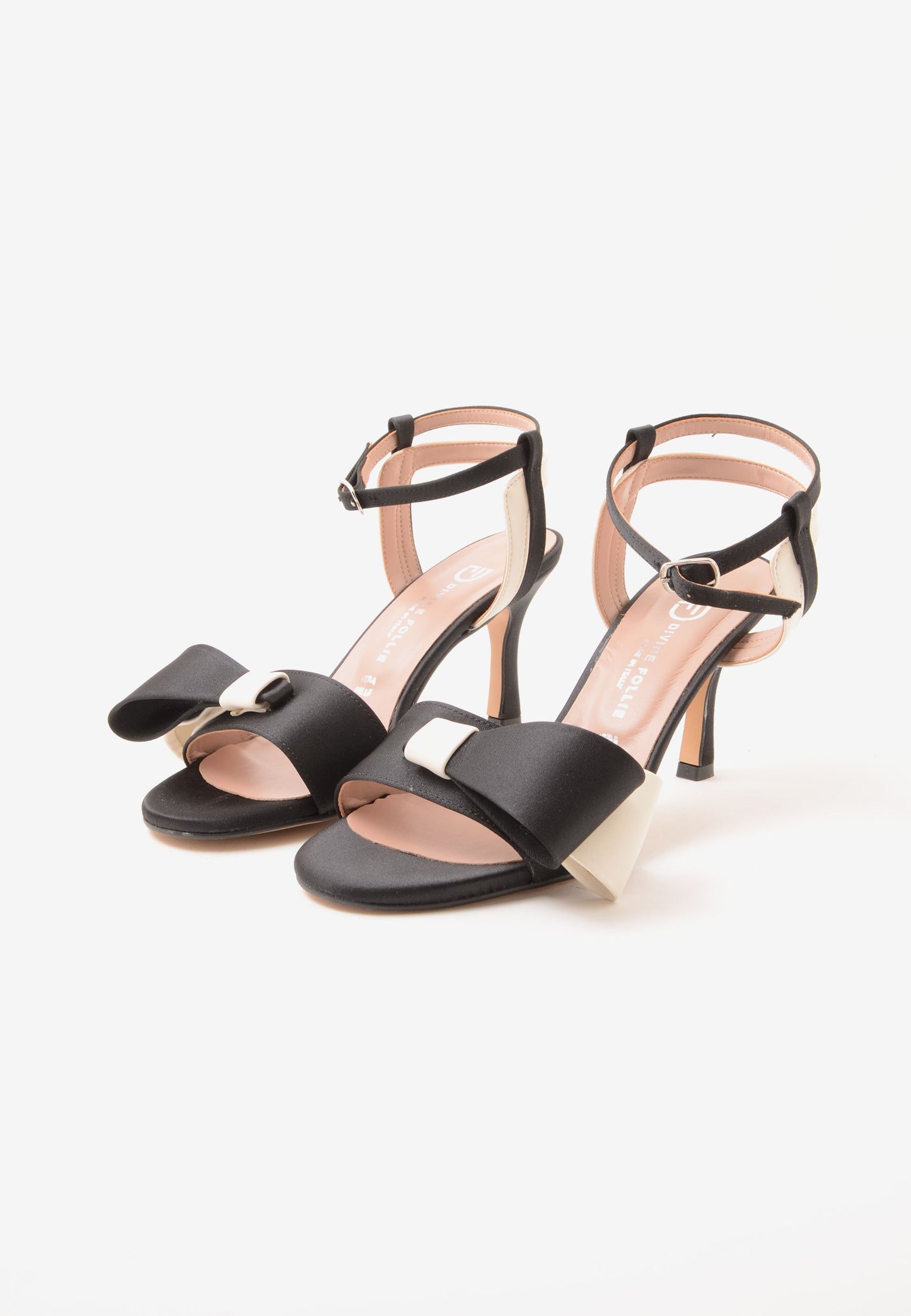 DIVINE FOLLIE - Sandalo Fiocco Raso Nero