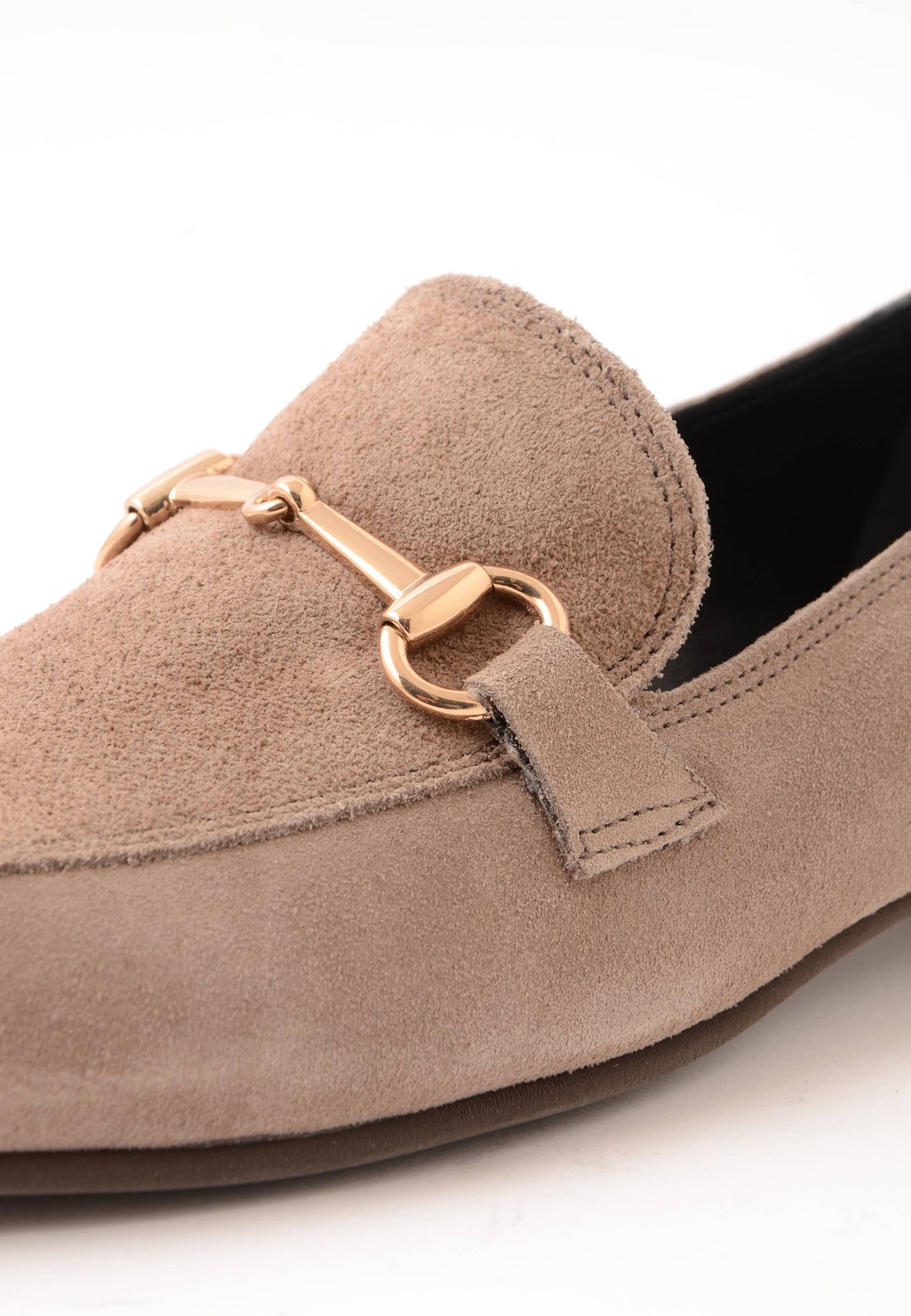 DIVINE FOLLIE - Mocassino Morsetto Camoscio Taupe