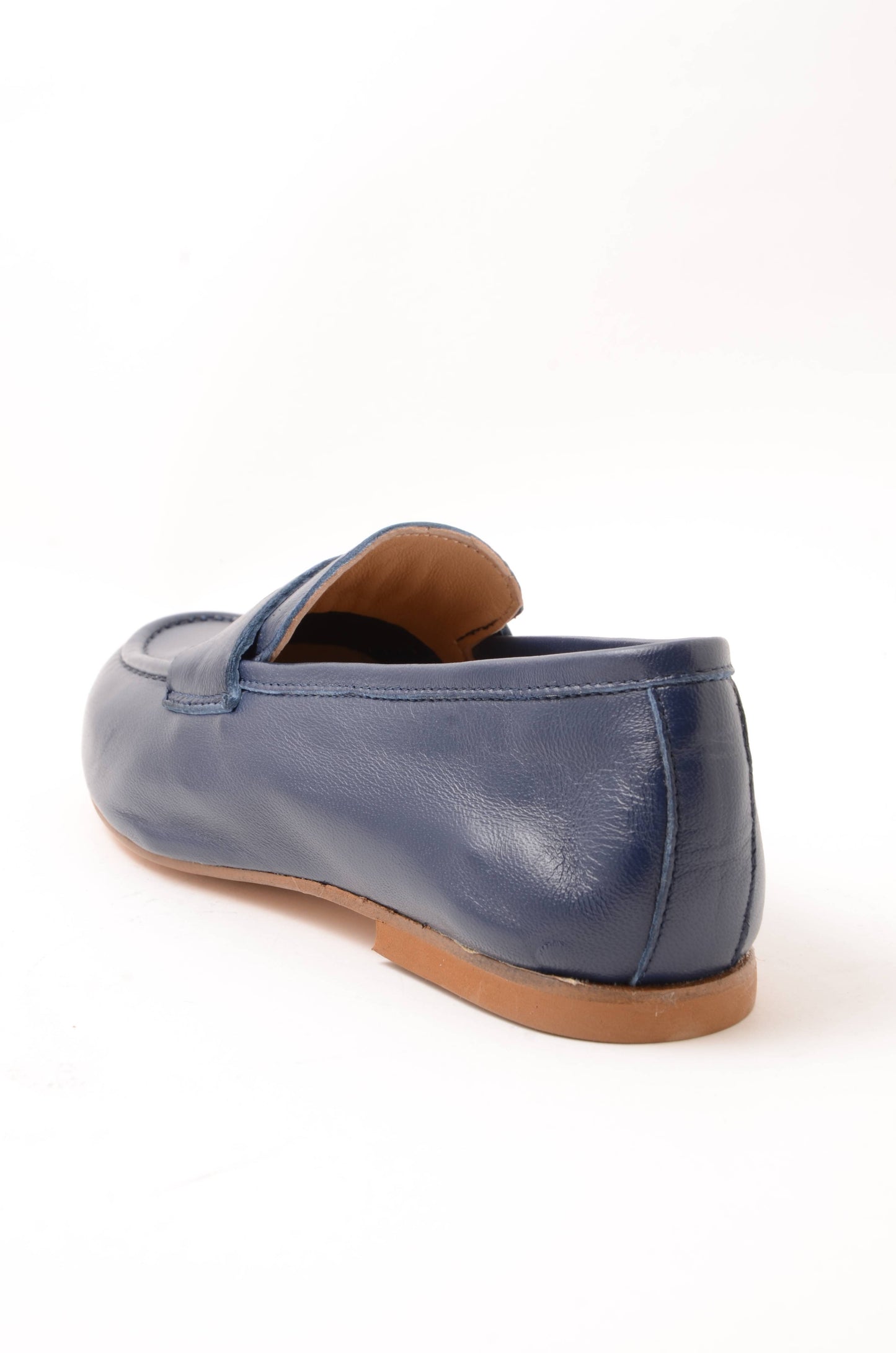 DIVINE FOLLIE - Mocassino In Nappa Blu