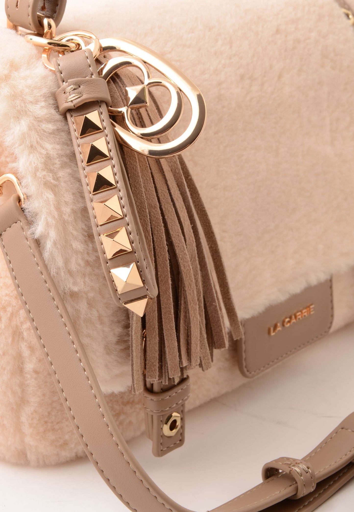 LA CARRIE - Shopping Bag Teddy Avorio