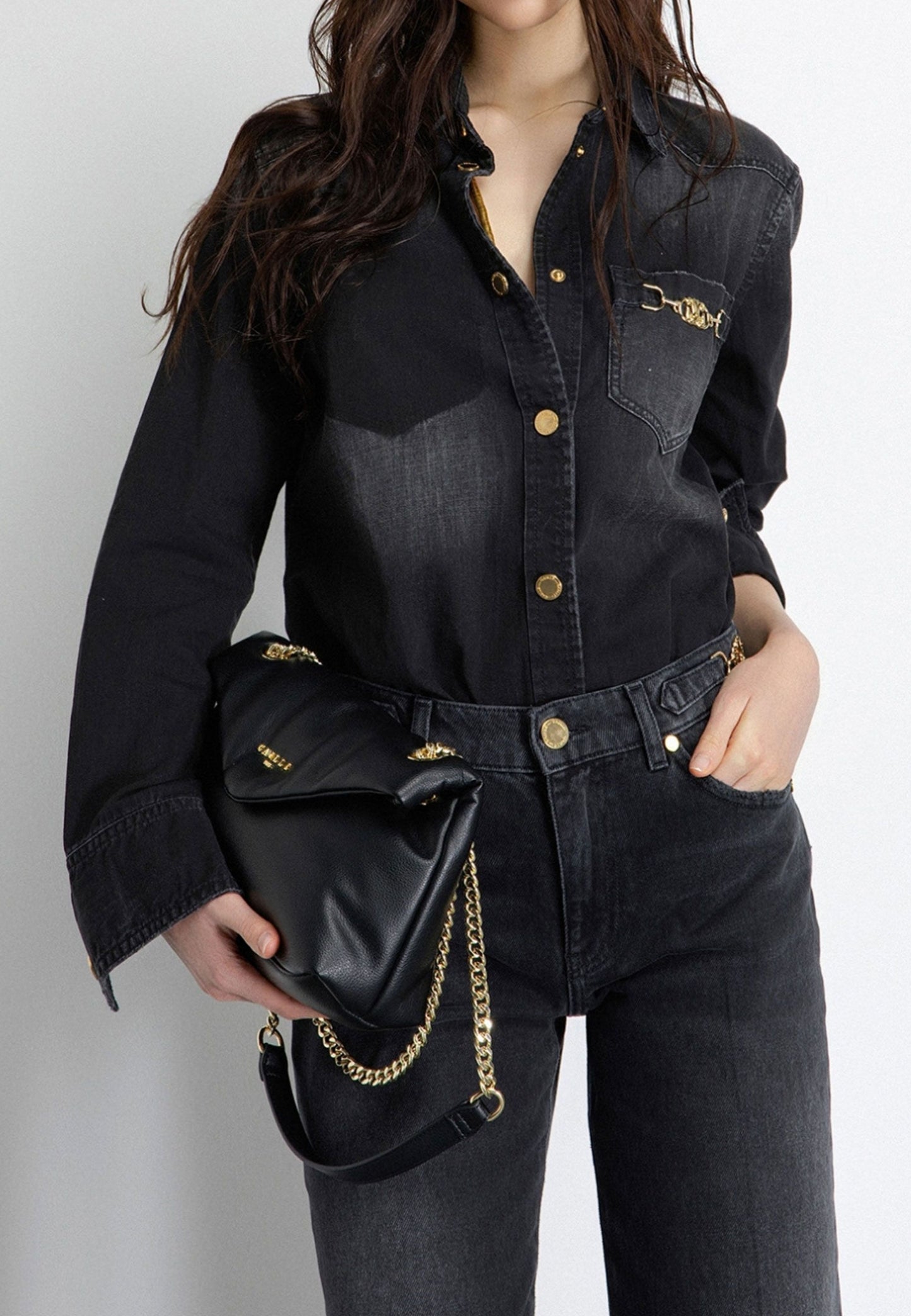 GAELLE - Borsa a Tracolla Nero