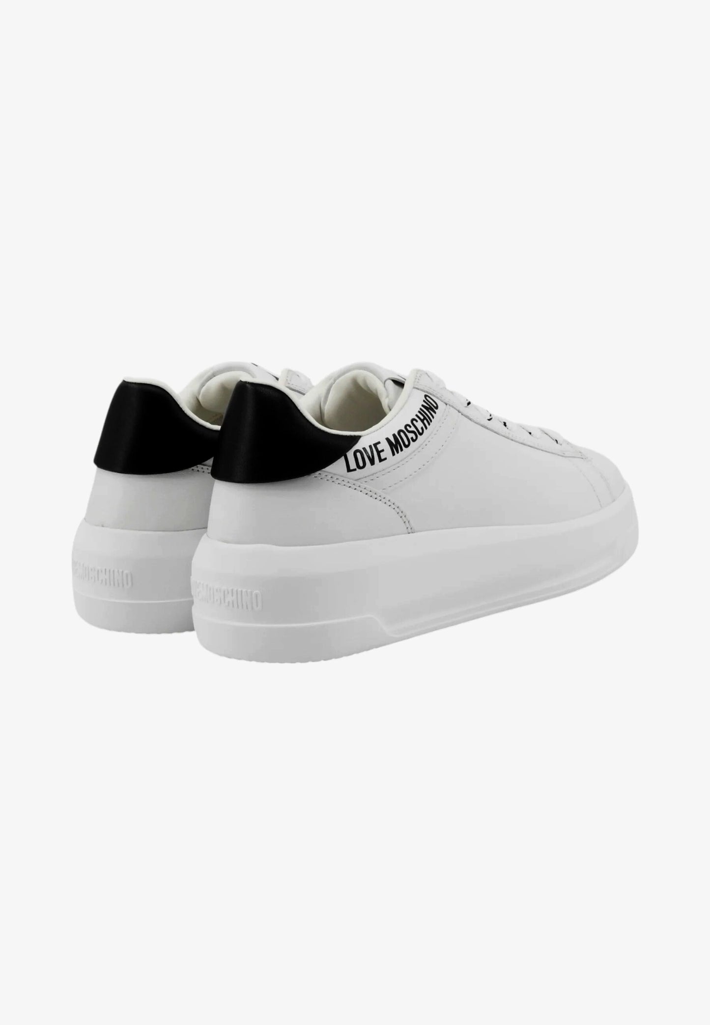 LOVE MOSCHINO - Sneakers Vera Pelle Bianca