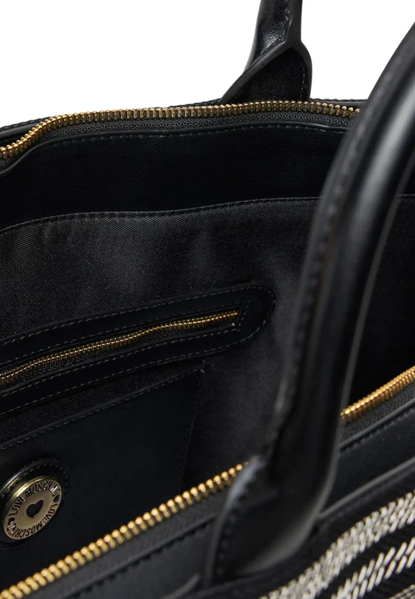 LOVE MOSCHINO - Shopping Bag Canvas Nero