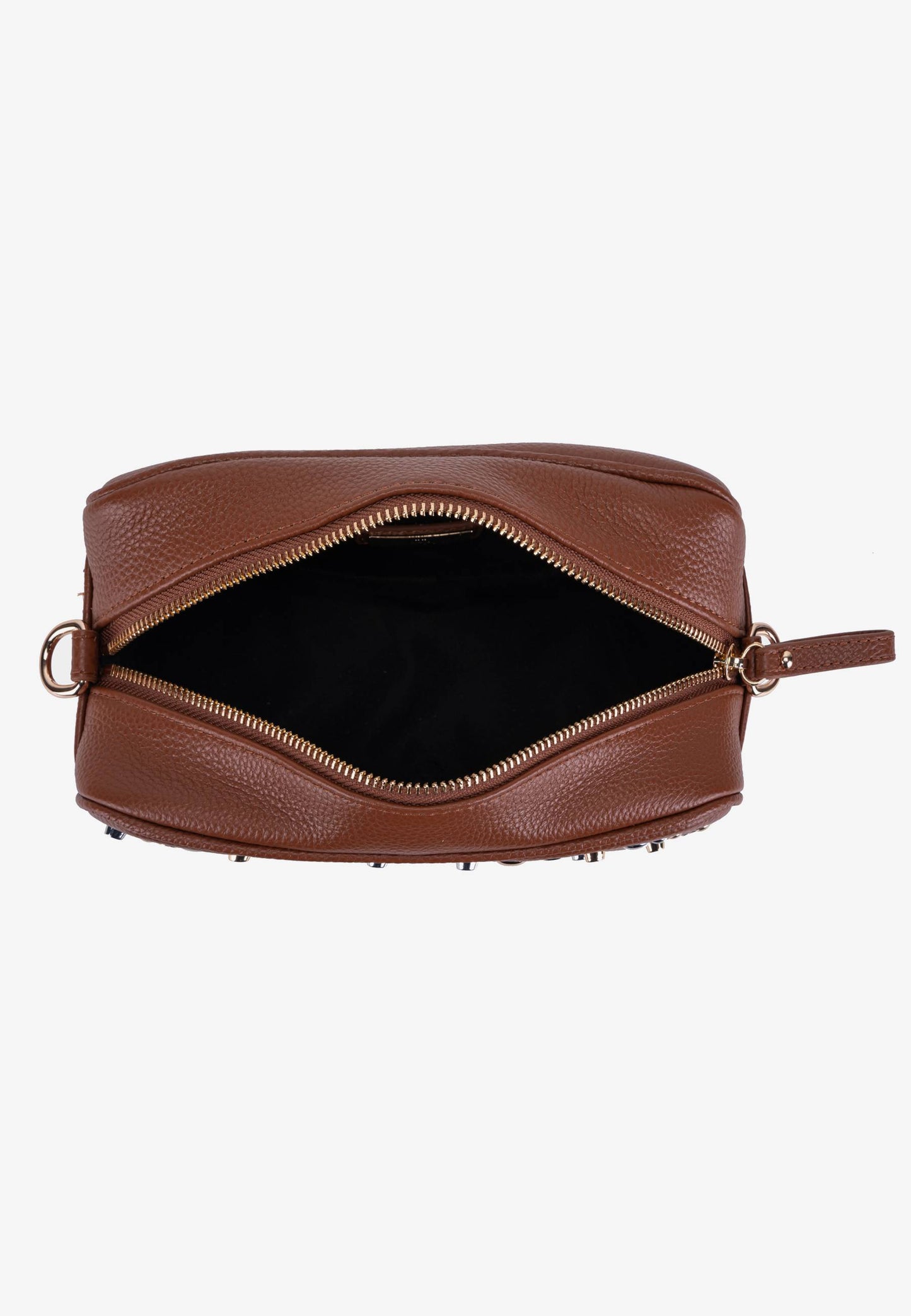 LA CARRIE - Borsa A Tracolla Borchie Cuoio