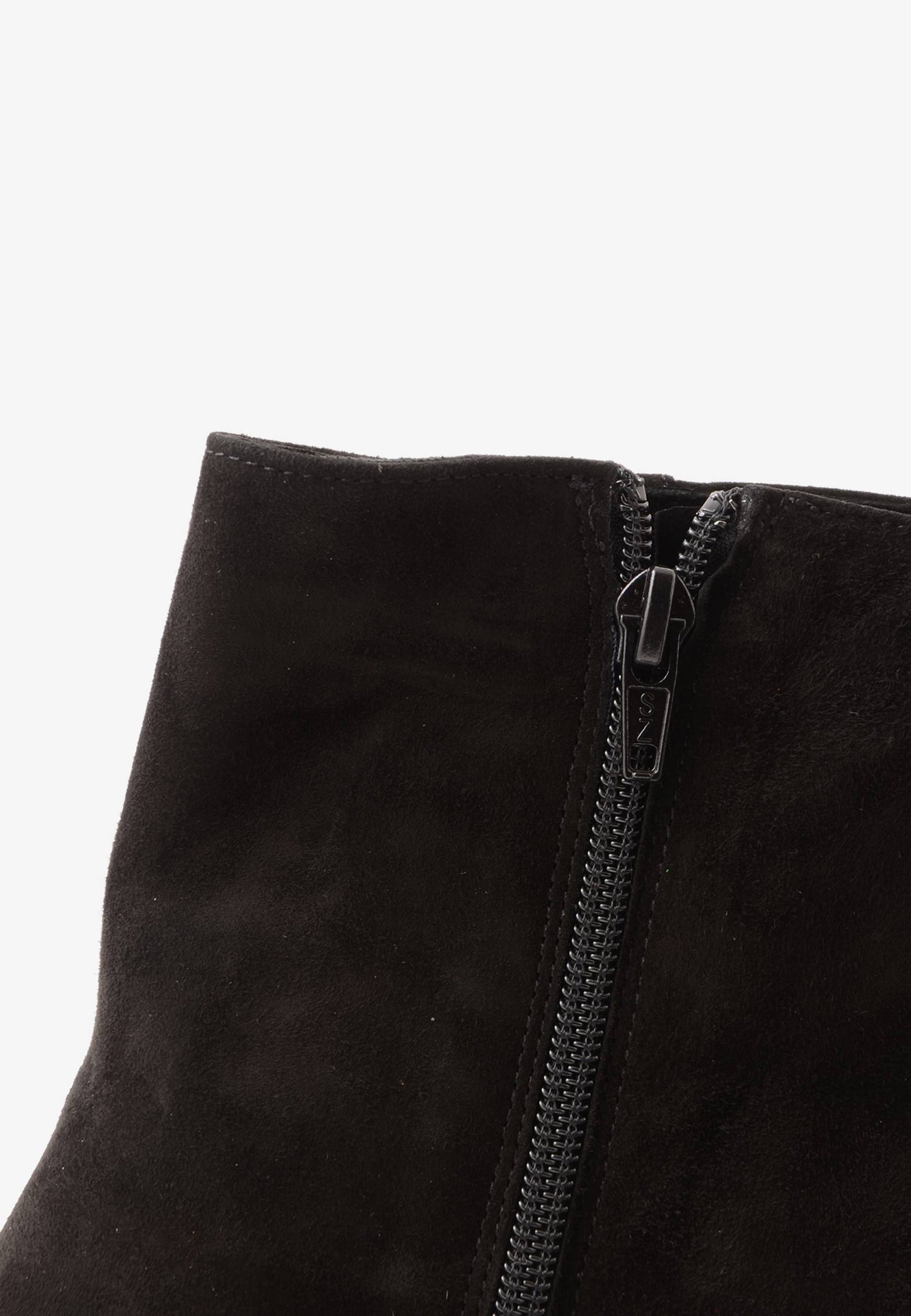 DIVINE FOLLIE - Stivaletto Con Zip Camoscio Nero