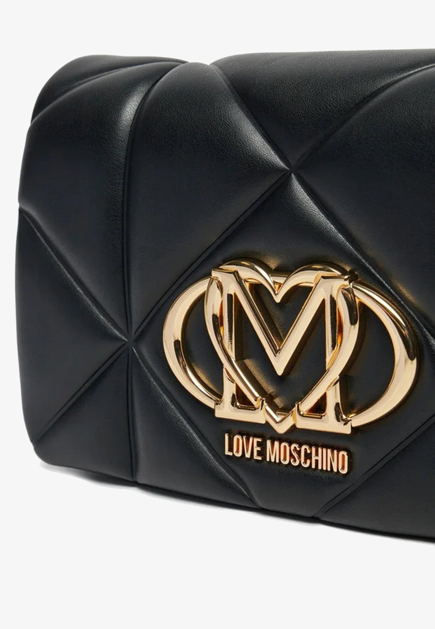 LOVE MOSCHINO - Borsetta A Tracolla Embossed Nero