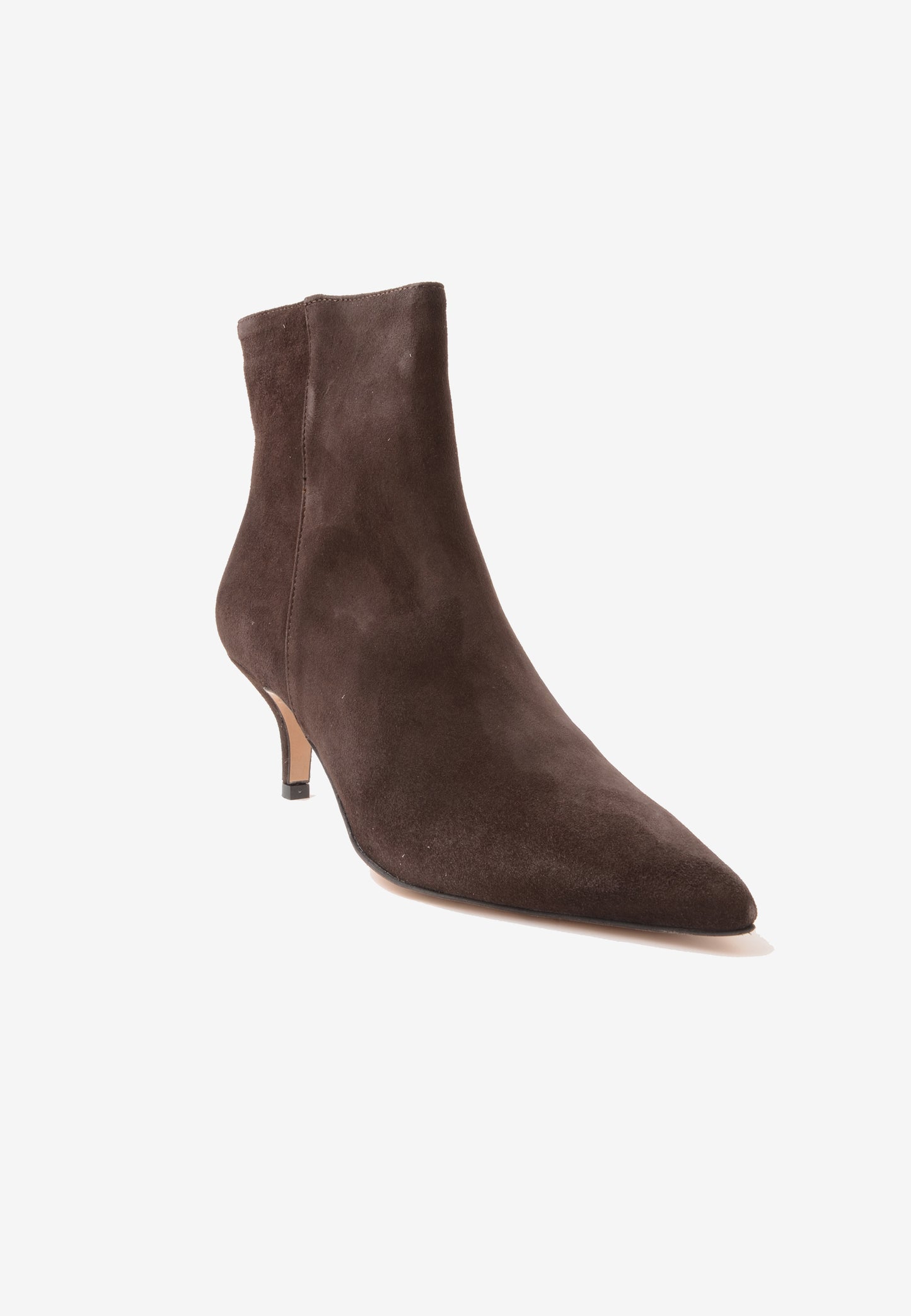 DIVINE FOLLIE - Stivaletto Con Zip Camoscio Mocha