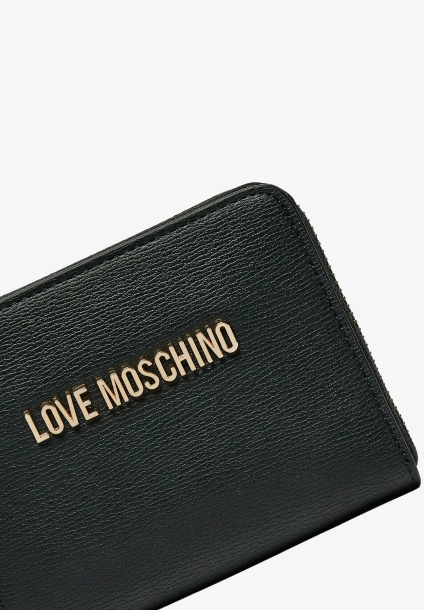 LOVE MOSCHINO - Portafoglio Piccolo Zip Around Nero